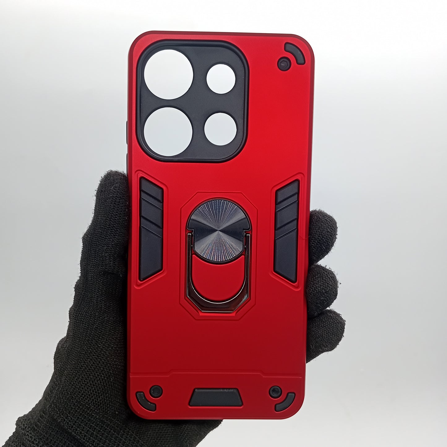 Tecno Spark Go 2023 Hard PC Case with ring holder Shockproof Slim back Cover