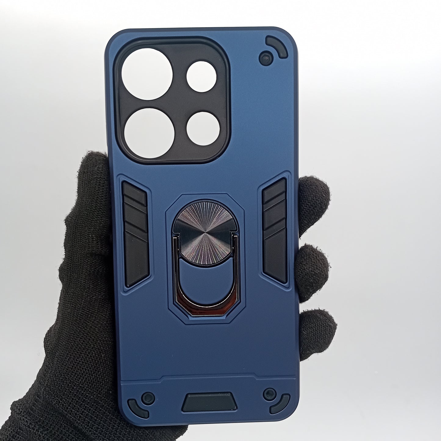 Tecno Spark Go 2023 Hard PC Case with ring holder Shockproof Slim back Cover