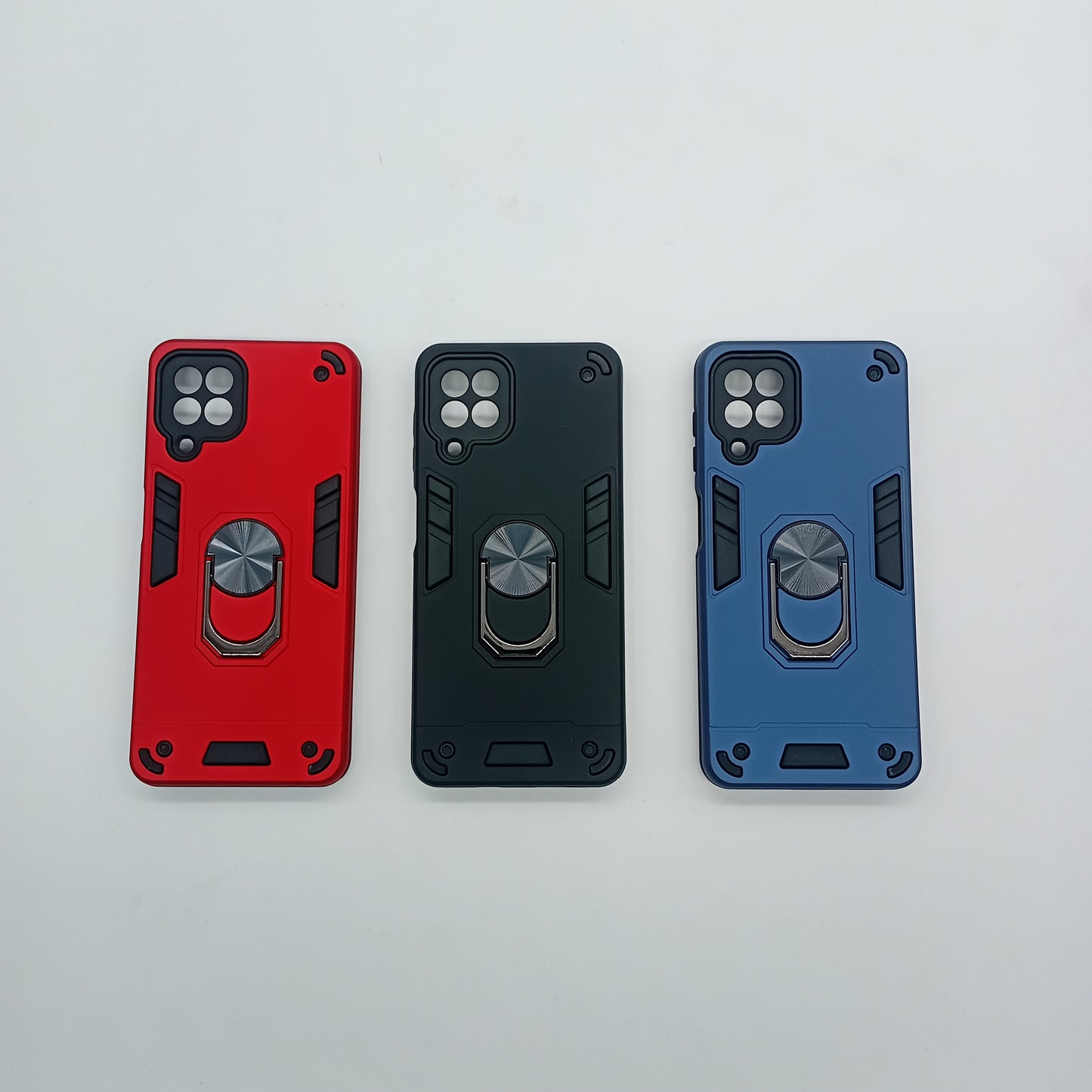 Samsung A22 4G Hard PC Case with ring holder Shockproof Slim back Cover