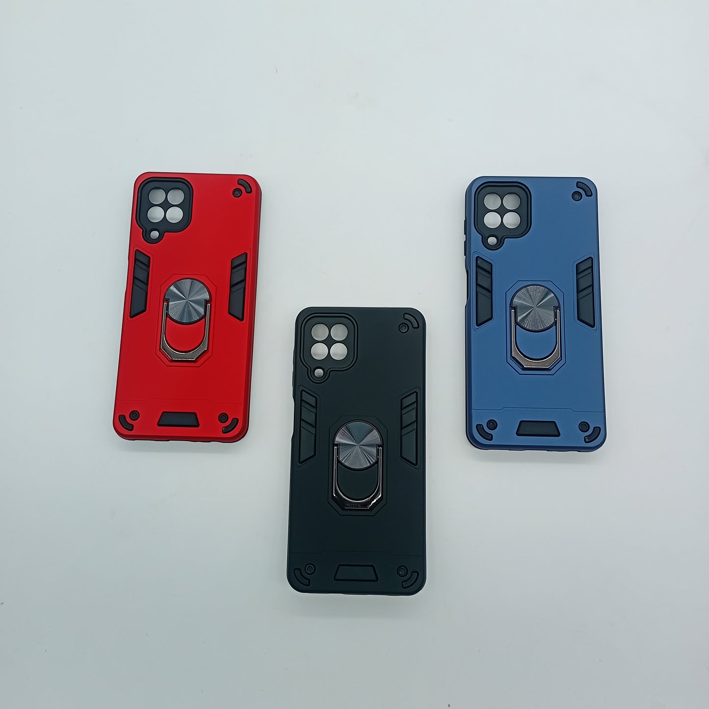 Samsung A22 4G Hard PC Case with ring holder Shockproof Slim back Cover