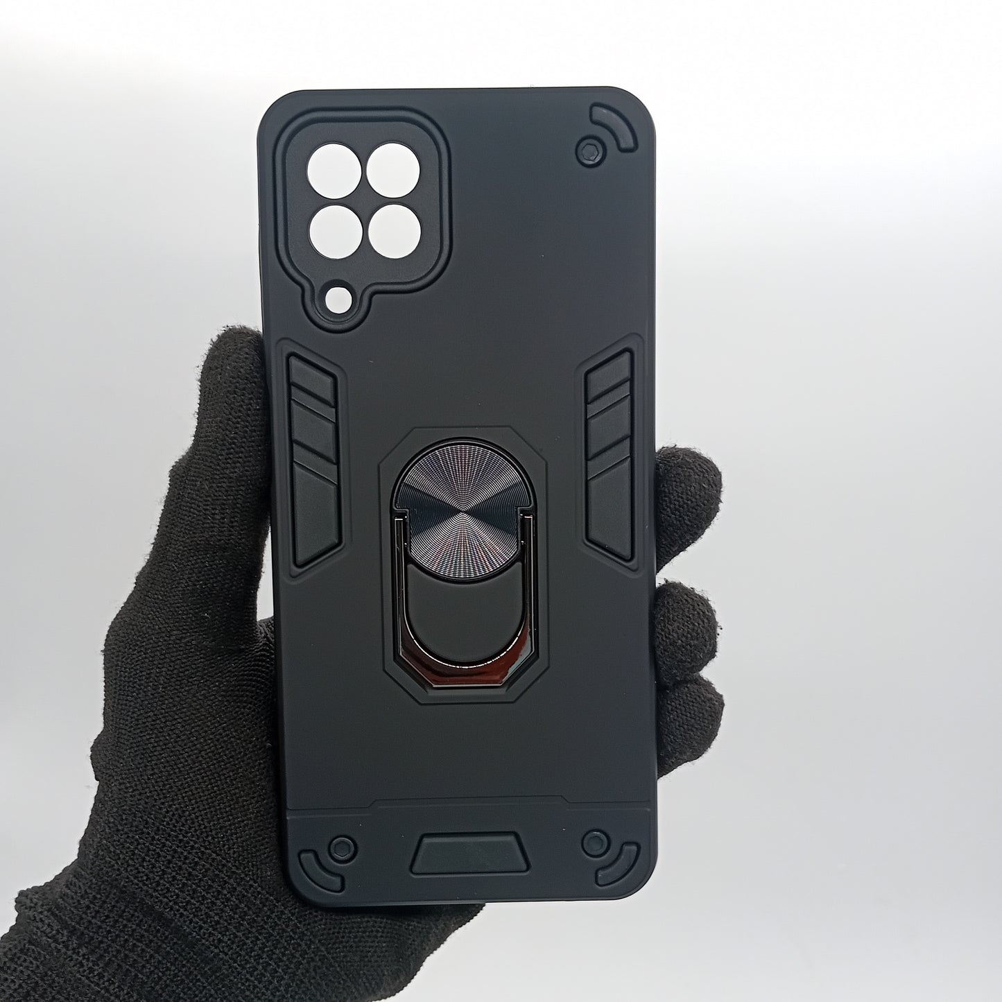 Samsung A22 4G Hard PC Case with ring holder Shockproof Slim back Cover