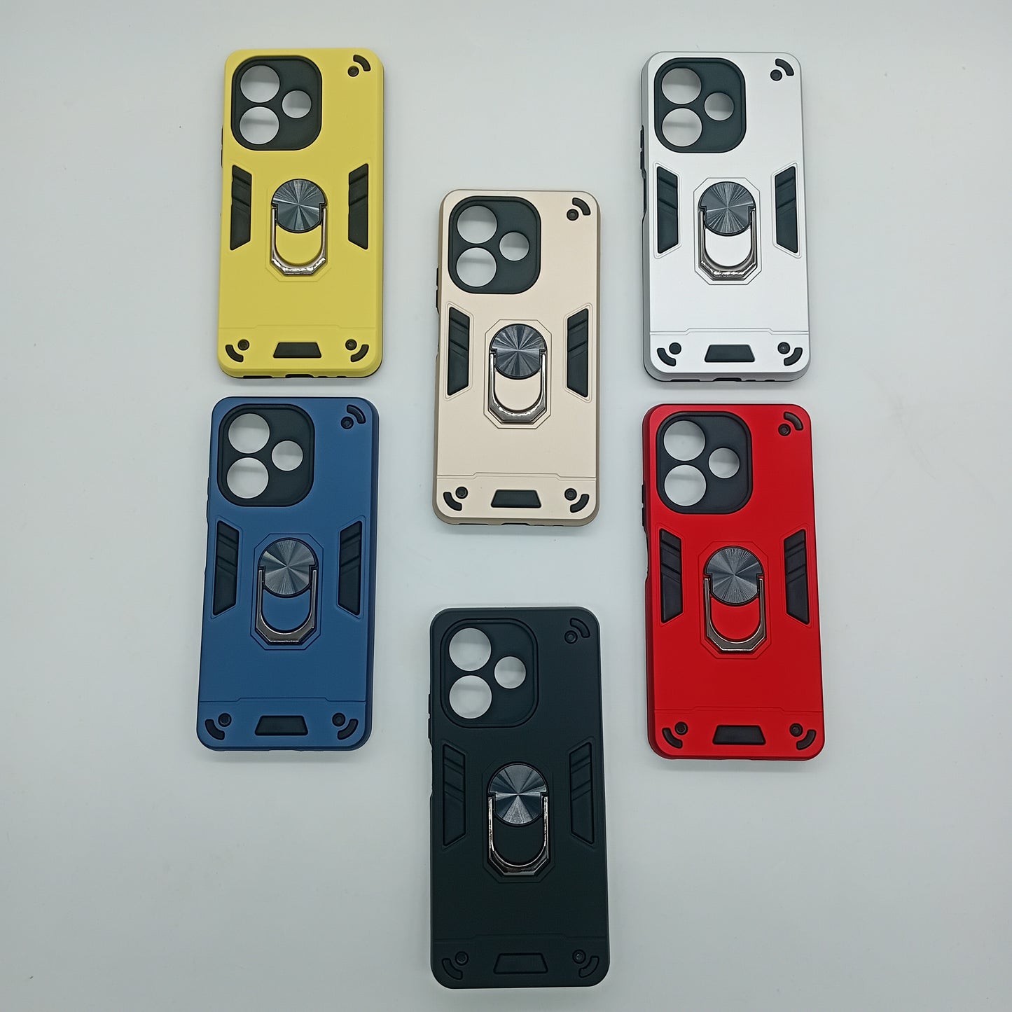 OPPO A5 Pro Hard PC Case with ring holder Shockproof Slim back Cover