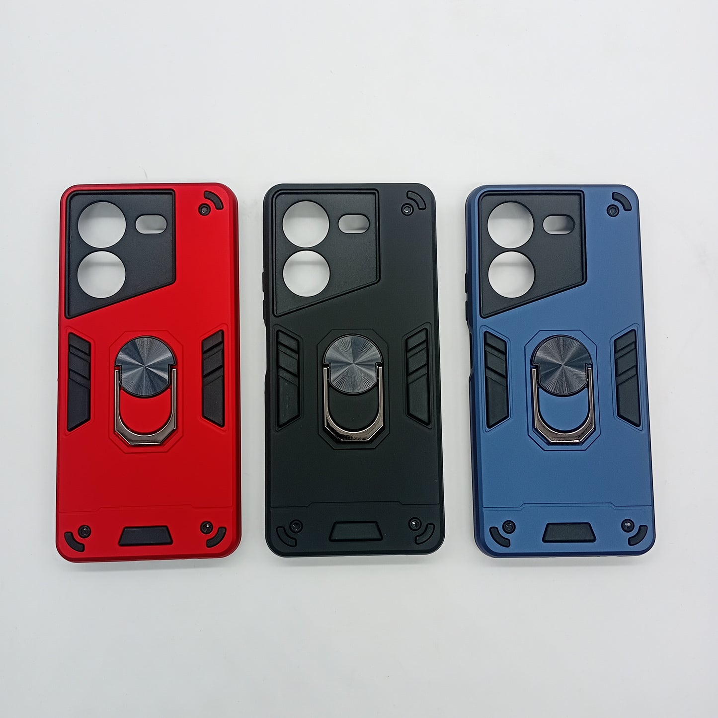 Tecno POVA 5 Hard PC Case with ring holder Shockproof Slim back Cover