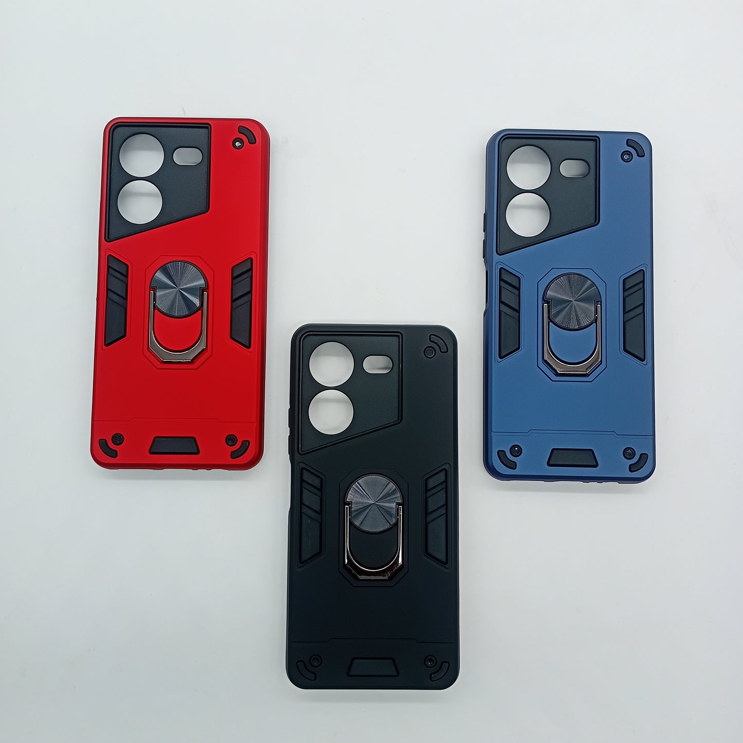 Tecno POVA 5 Hard PC Case with ring holder Shockproof Slim back Cover