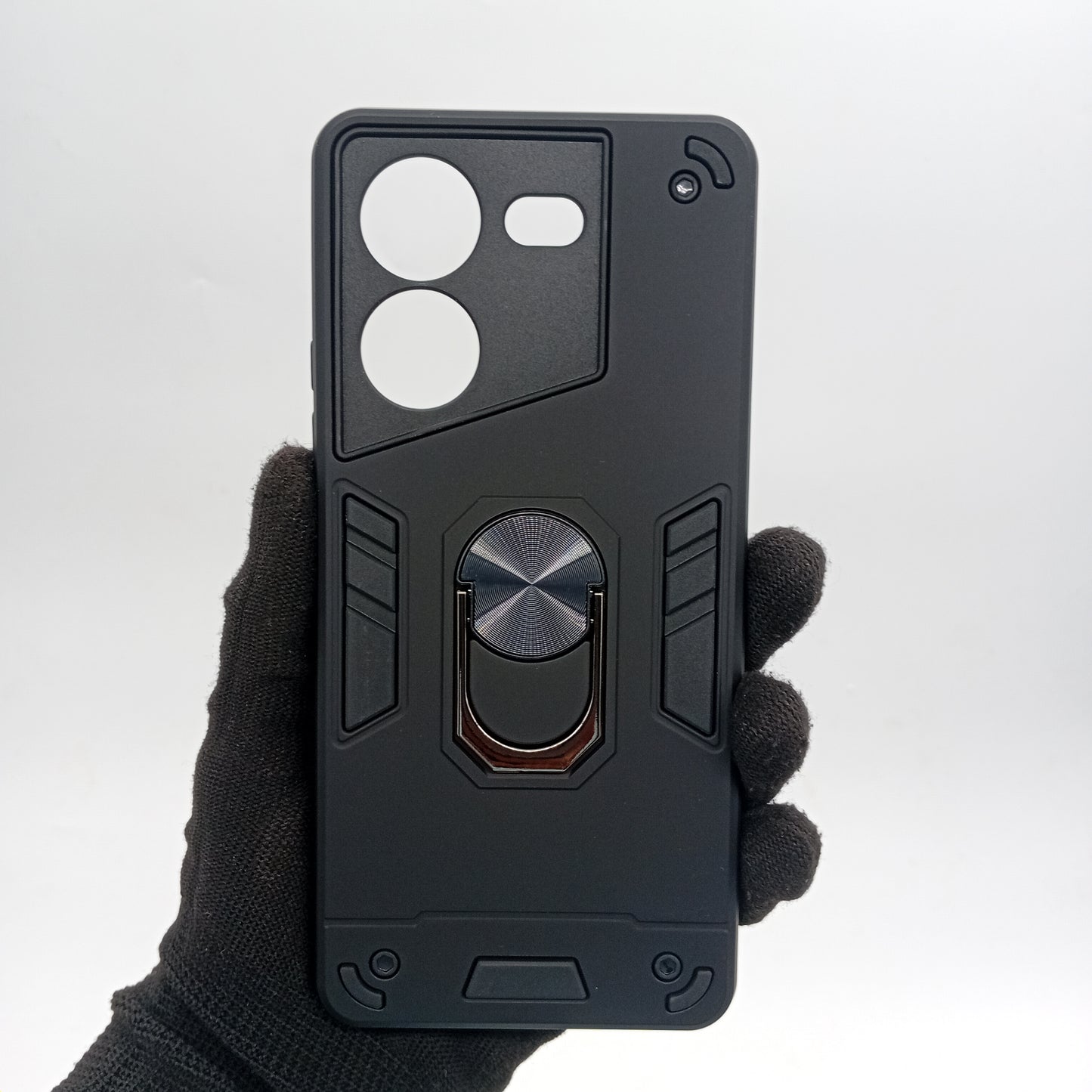 Tecno POVA 5 Hard PC Case with ring holder Shockproof Slim back Cover