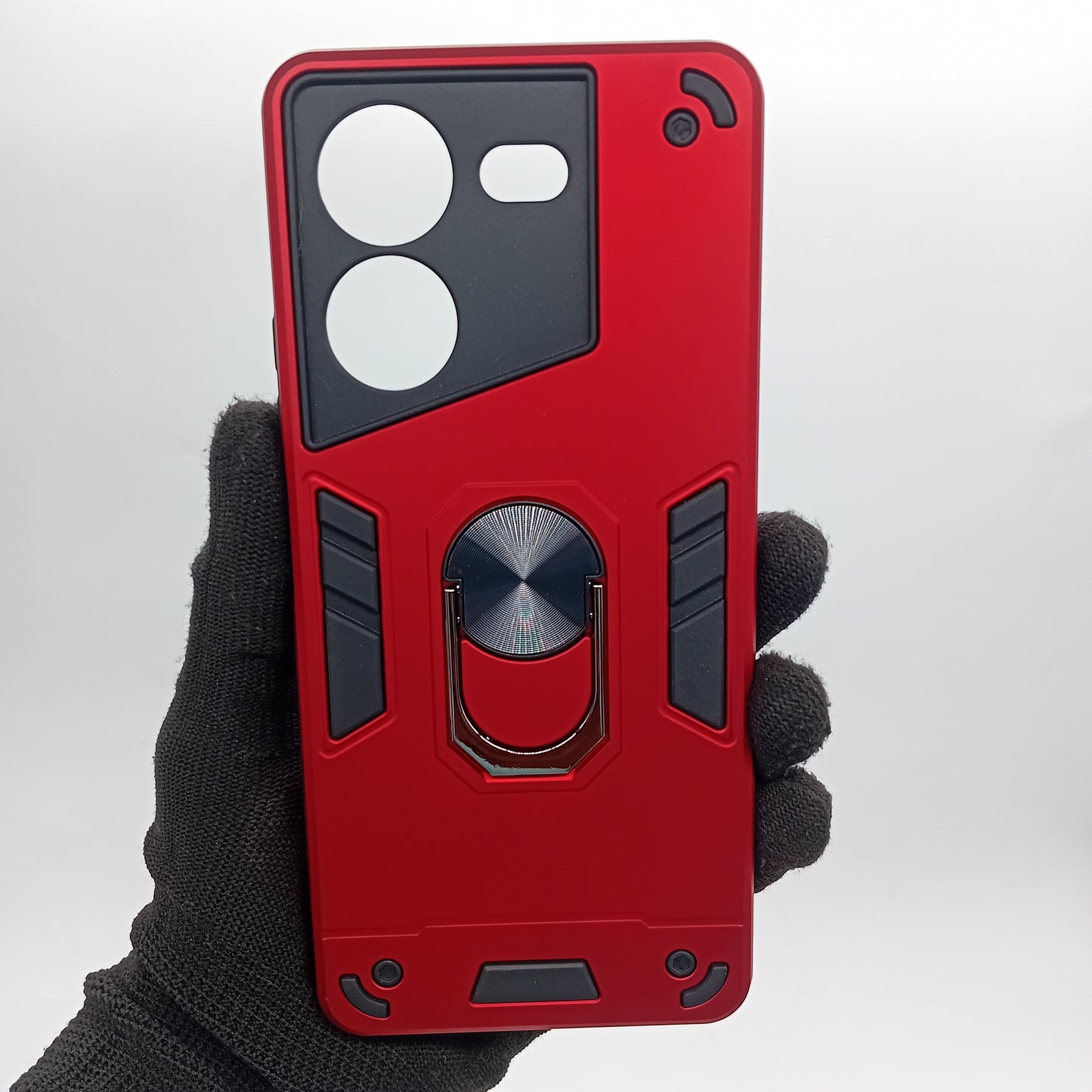 Tecno POVA 5 Hard PC Case with ring holder Shockproof Slim back Cover