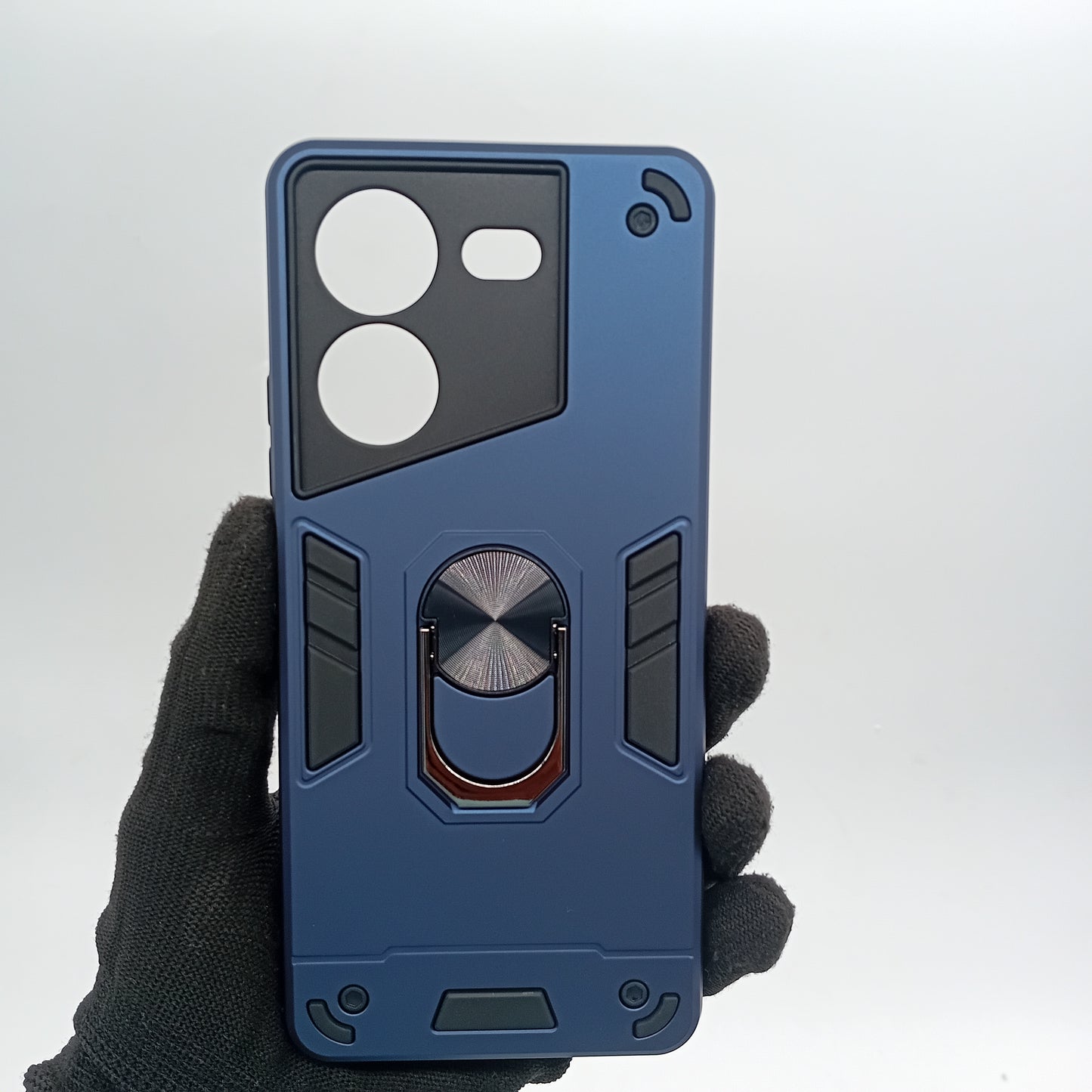 Tecno POVA 5 Hard PC Case with ring holder Shockproof Slim back Cover