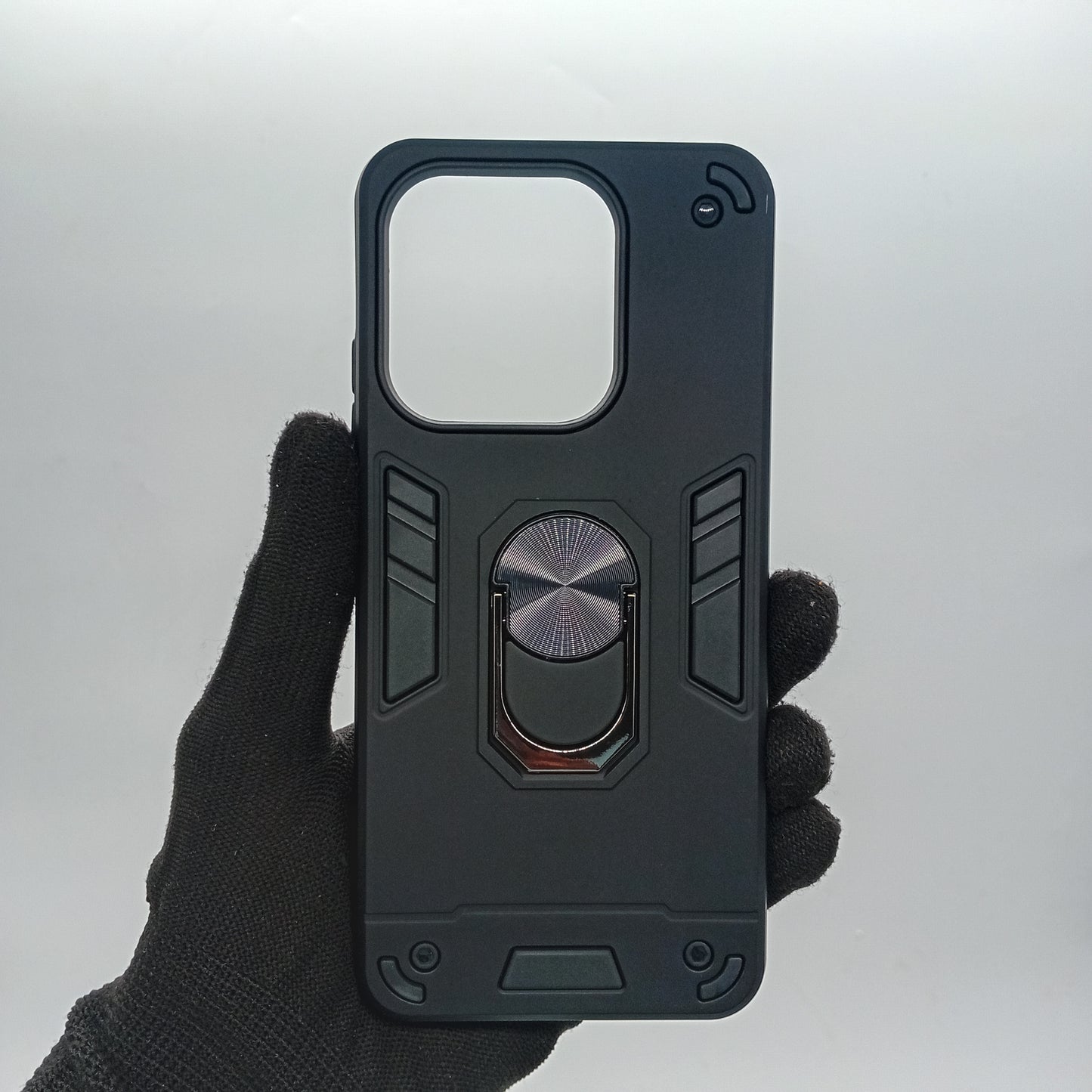 infinix Smart 7 Hard PC Case with ring holder Shockproof Slim back Cover