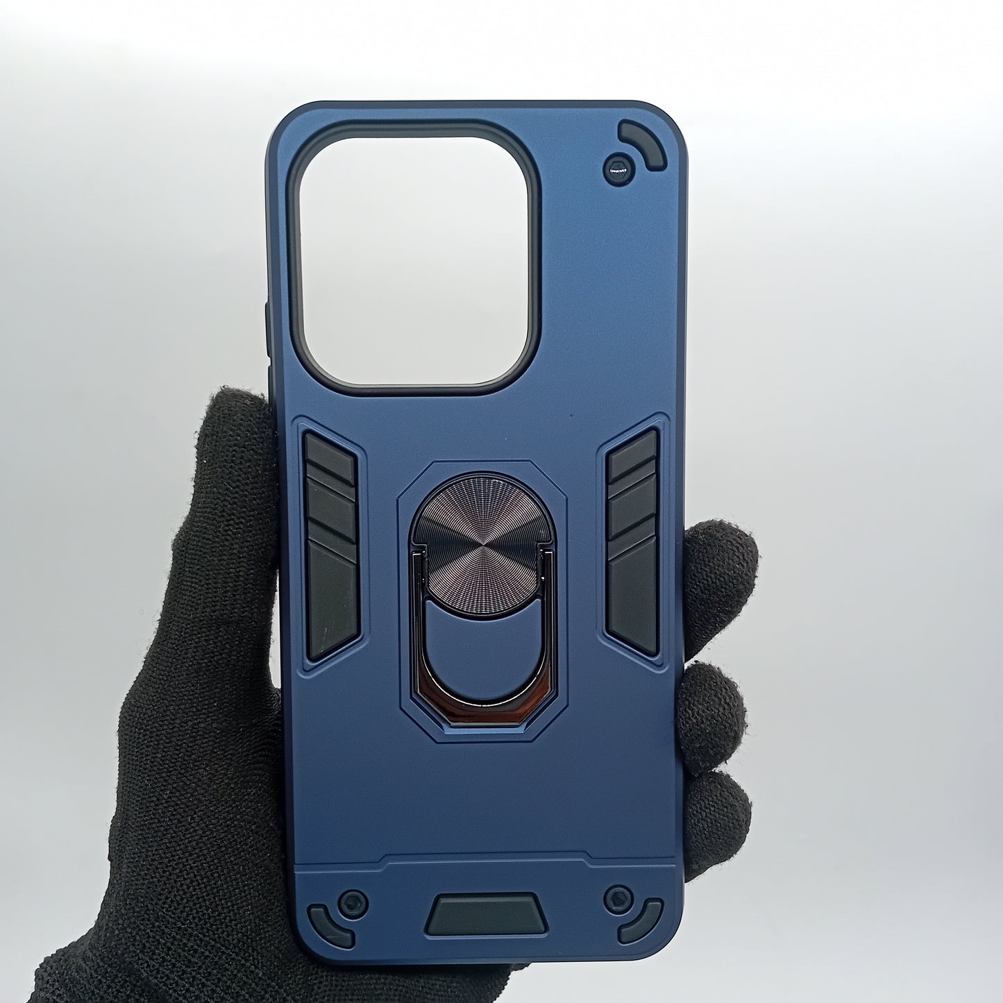 infinix Smart 7 Hard PC Case with ring holder Shockproof Slim back Cover