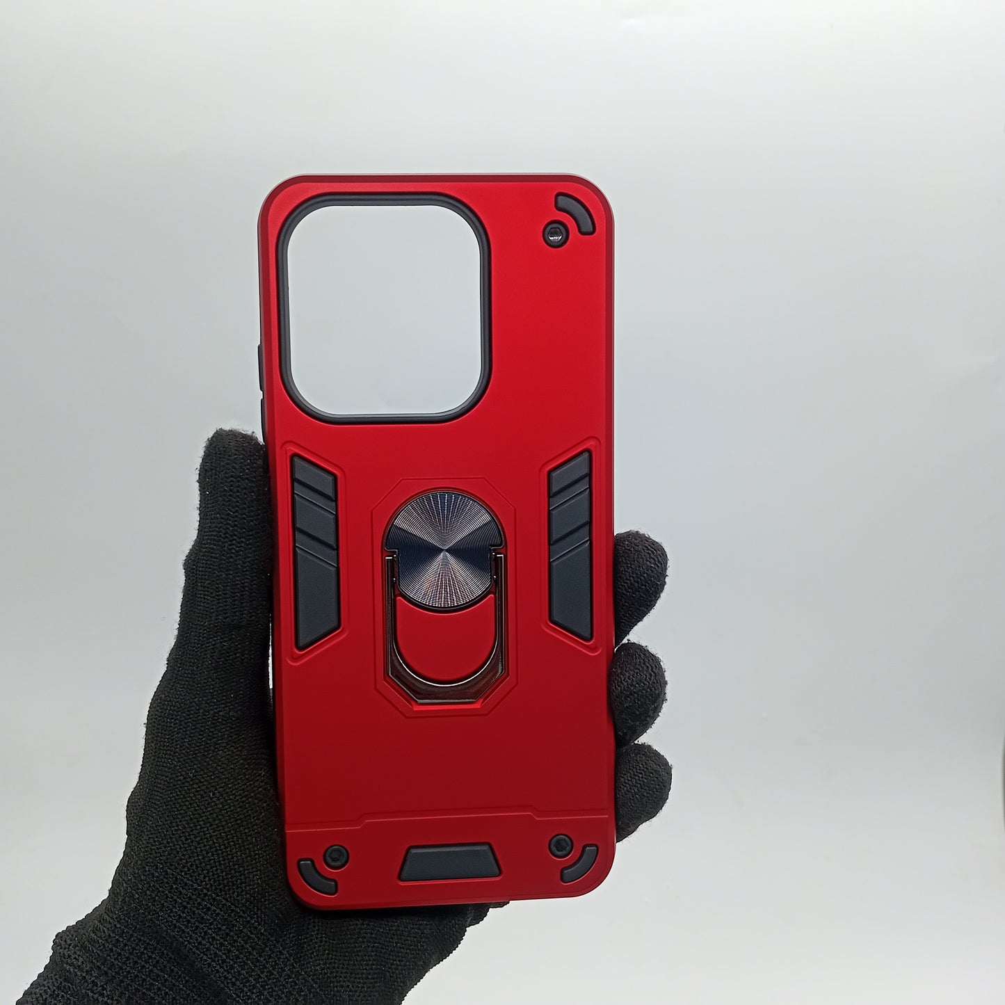 infinix Smart 7 Hard PC Case with ring holder Shockproof Slim back Cover