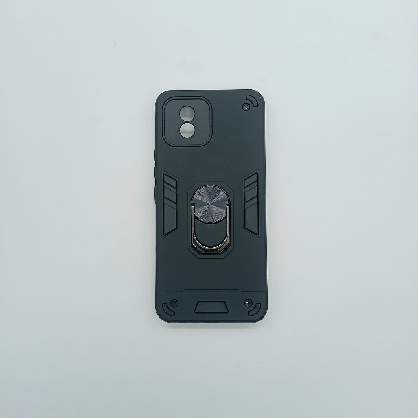 Vivo Y02 Hard PC Case with ring holder Shockproof Slim back Cover