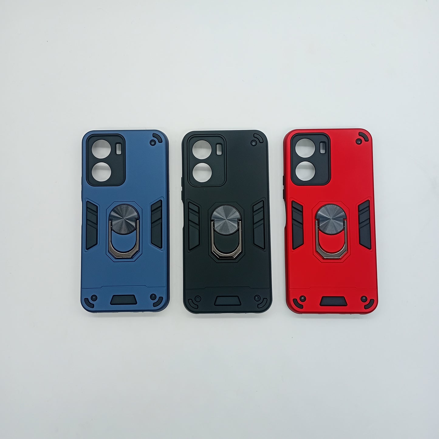 Vivo Y16 Hard PC Case with ring holder Shockproof Slim back Cover