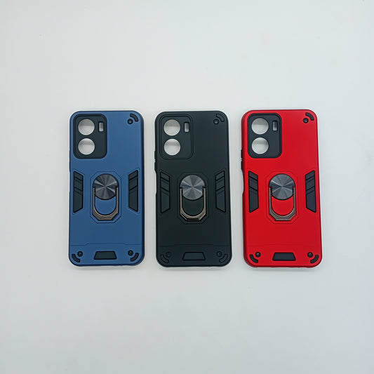 Vivo Y16 Hard PC Case with ring holder Shockproof Slim back Cover