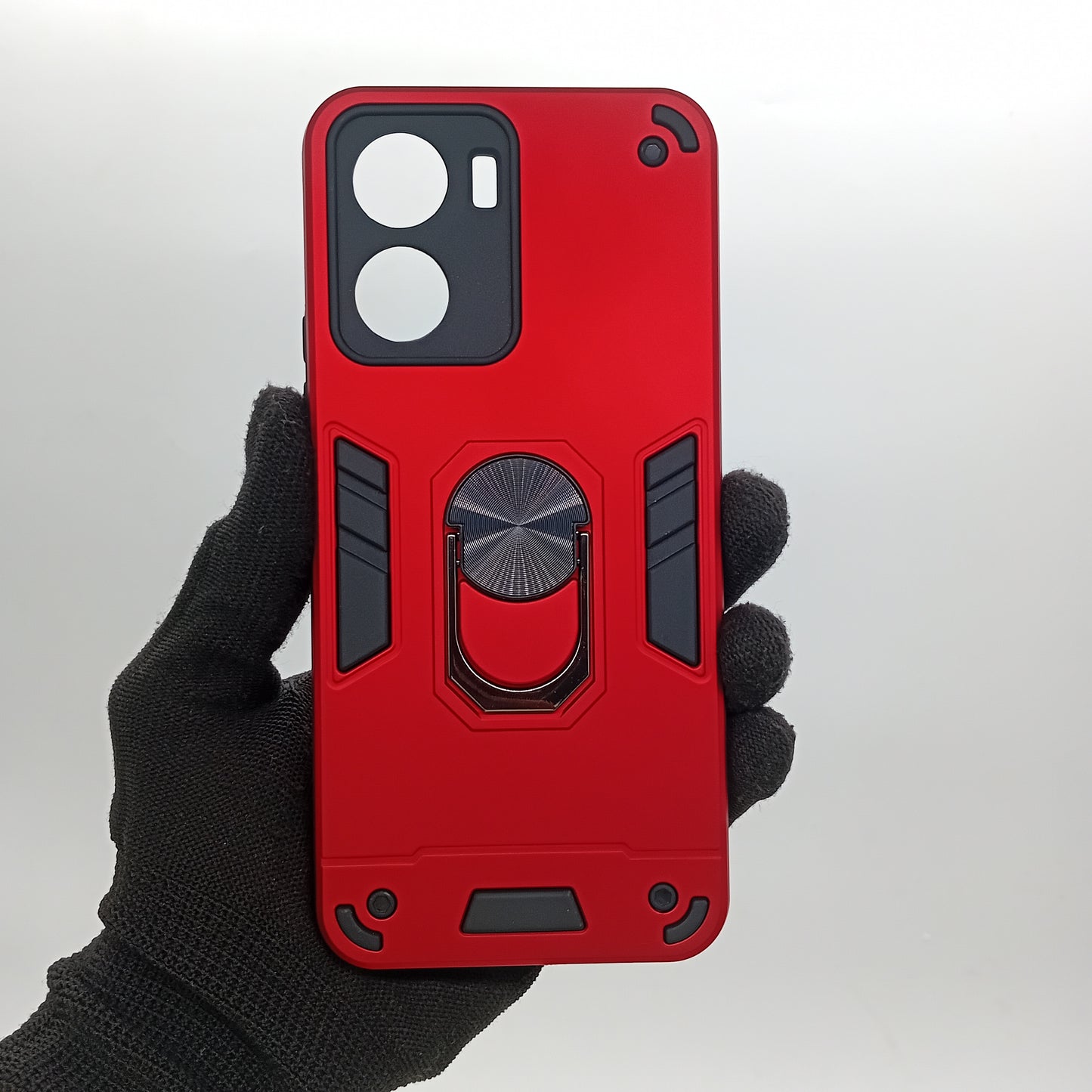 Vivo Y16 Hard PC Case with ring holder Shockproof Slim back Cover