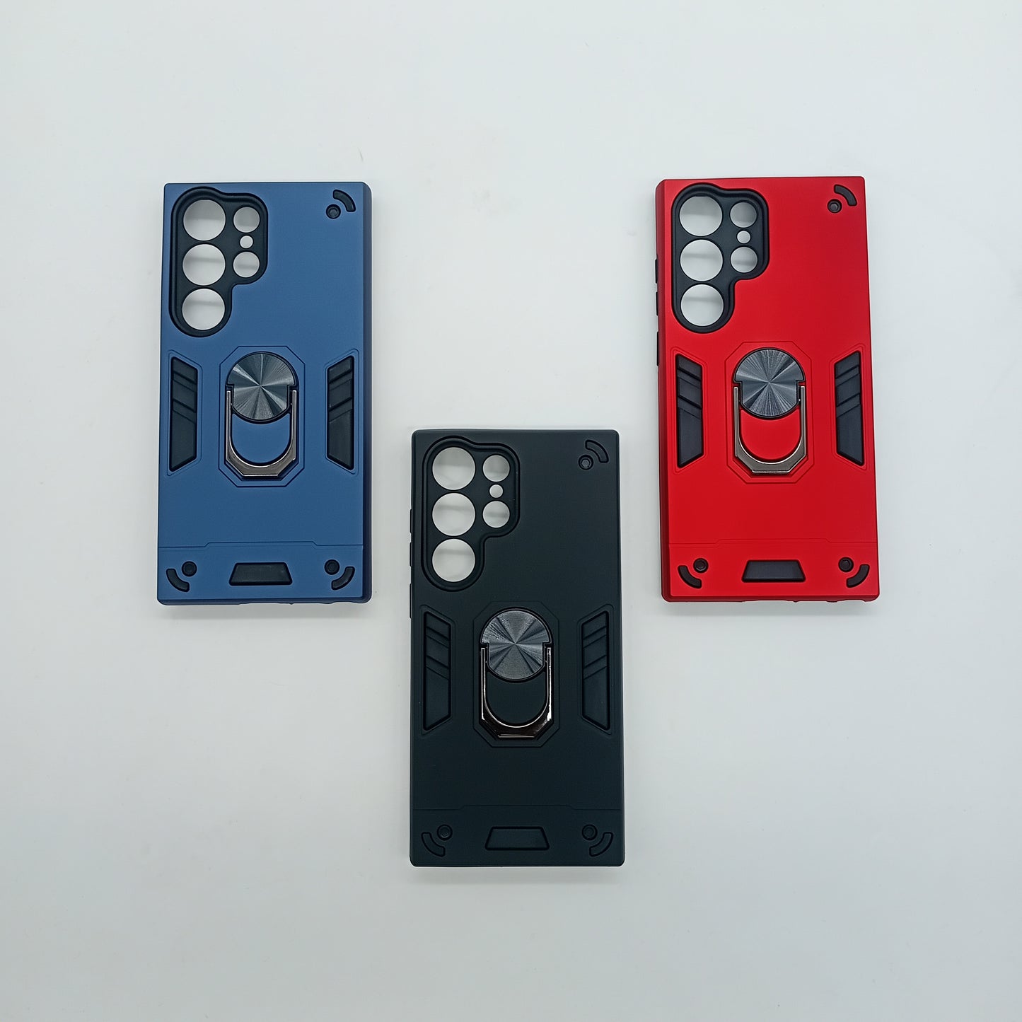 Samsung S23 Ultra Hard PC Case with ring holder Shockproof Slim back Cover