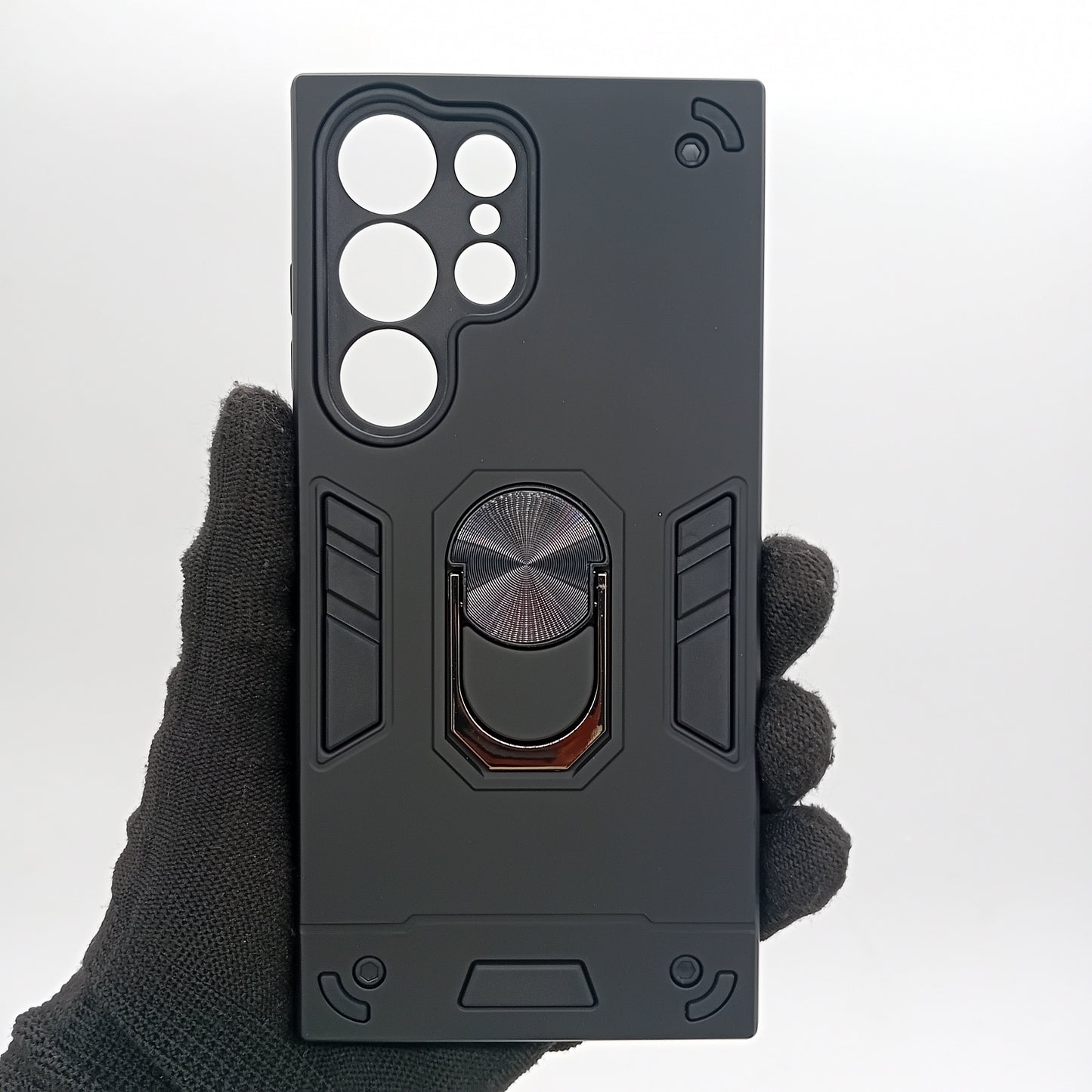 Samsung S23 Ultra Hard PC Case with ring holder Shockproof Slim back Cover