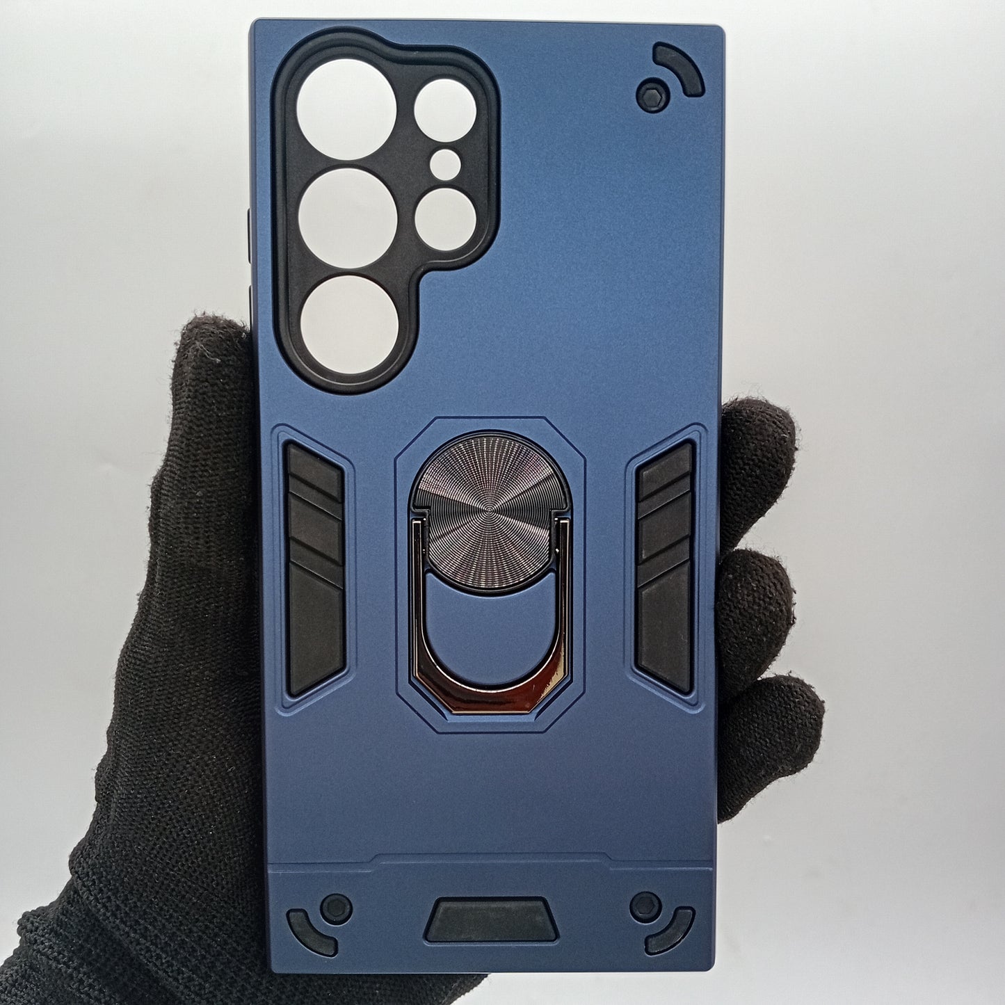 Samsung S23 Ultra Hard PC Case with ring holder Shockproof Slim back Cover