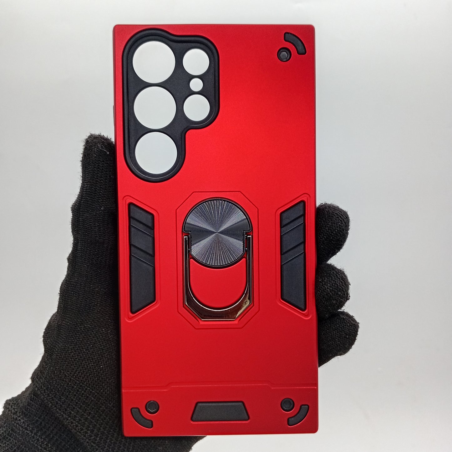 Samsung S23 Ultra Hard PC Case with ring holder Shockproof Slim back Cover