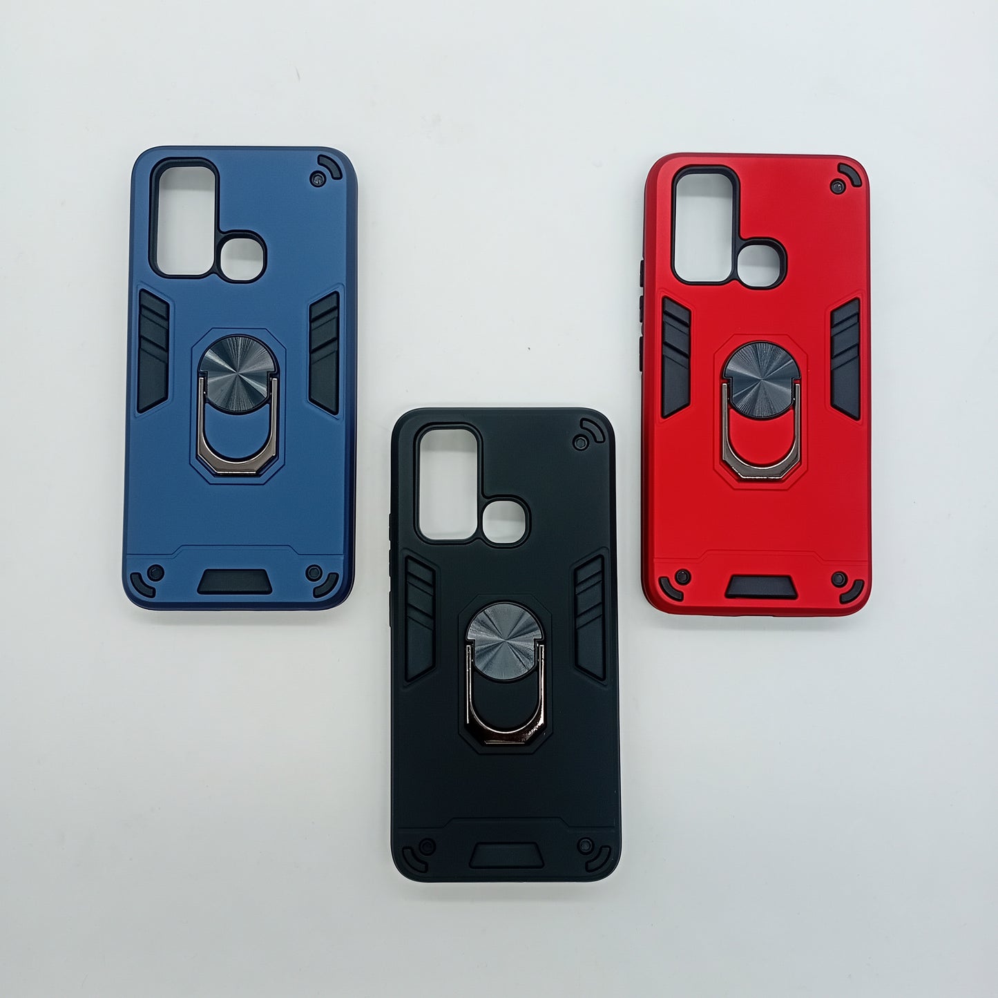 Vivo Y30 Hard PC Case with ring holder Shockproof Slim back Cover