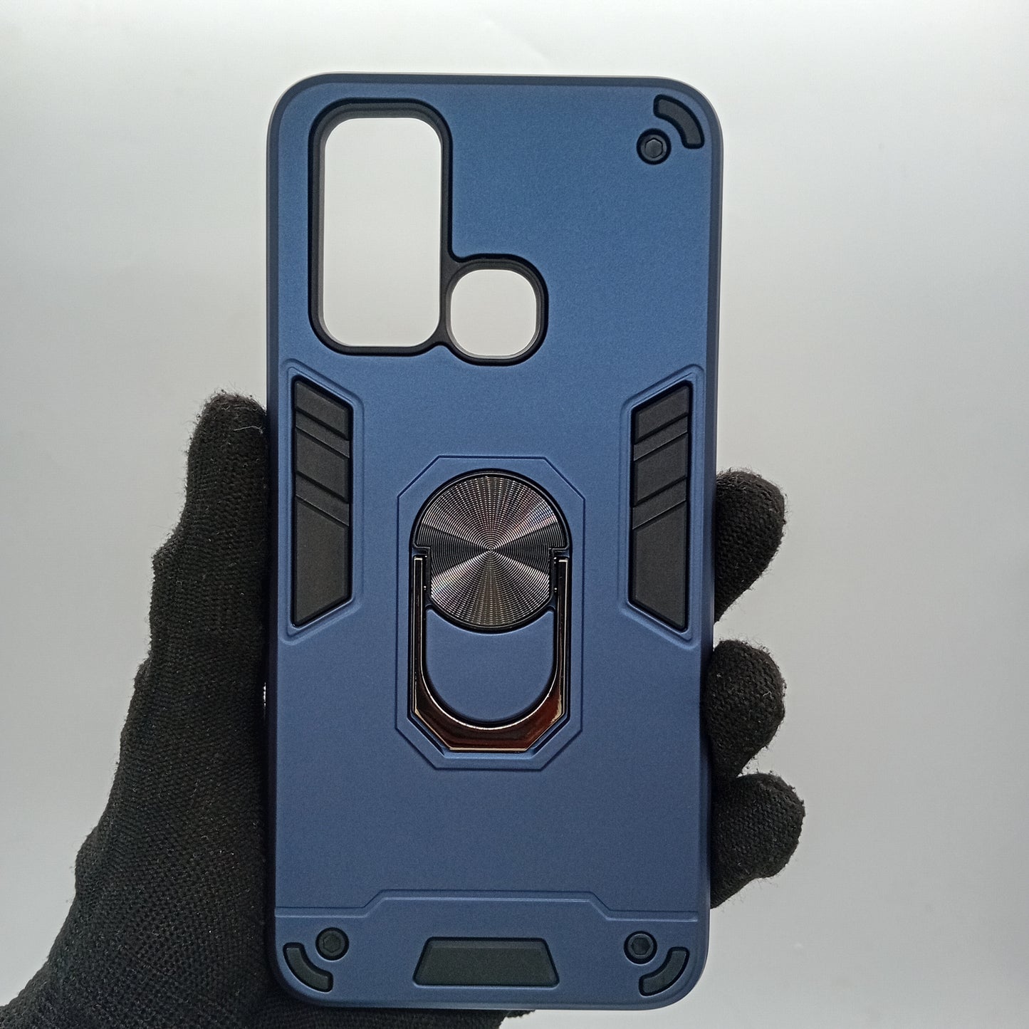 Vivo Y30 Hard PC Case with ring holder Shockproof Slim back Cover