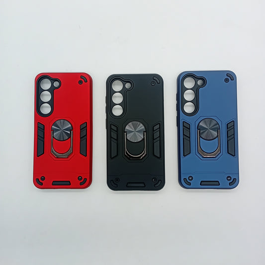 Samsung S23 Hard PC Case with ring holder Shockproof Slim back Cover