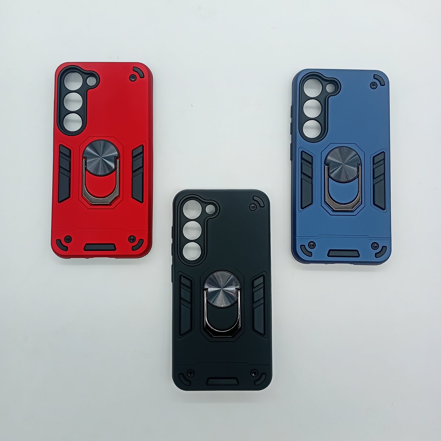 Samsung S23 Hard PC Case with ring holder Shockproof Slim back Cover