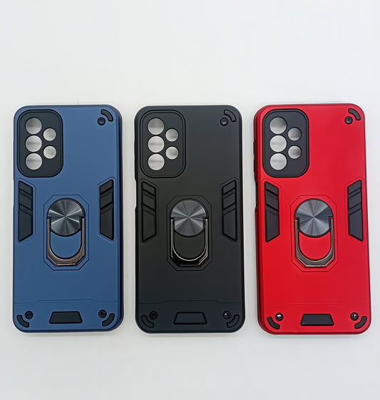 Samsung A23 Hard PC Case with ring holder Shockproof Slim back Cover