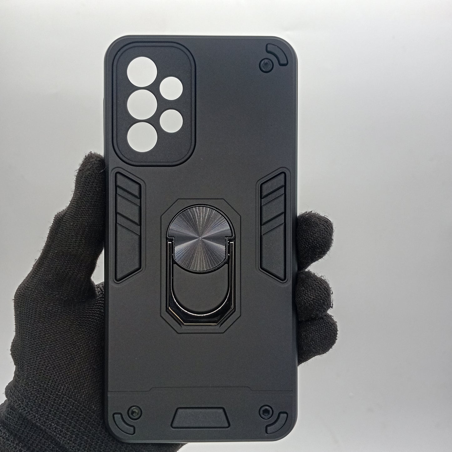 Samsung A23 Hard PC Case with ring holder Shockproof Slim back Cover