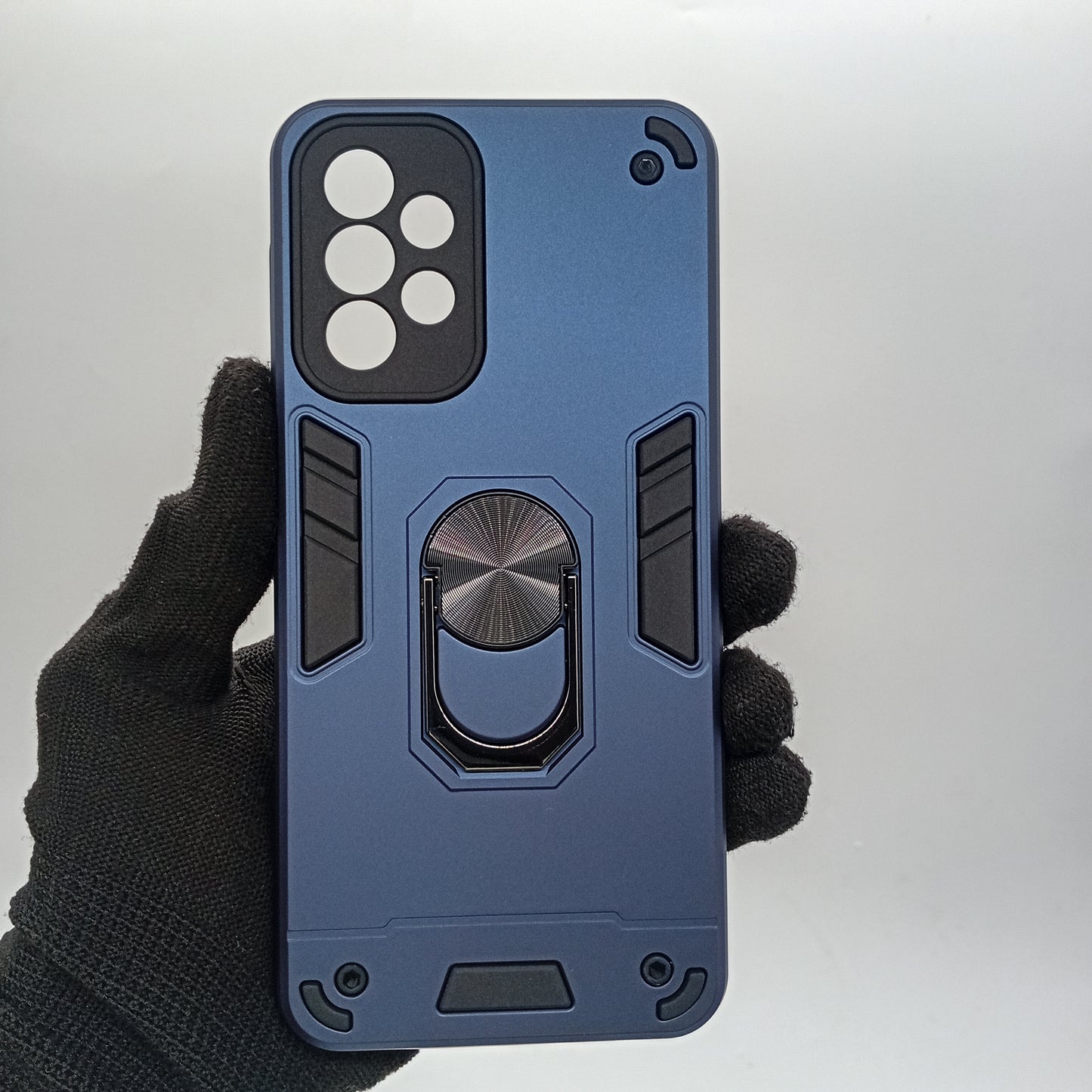 Samsung A23 Hard PC Case with ring holder Shockproof Slim back Cover