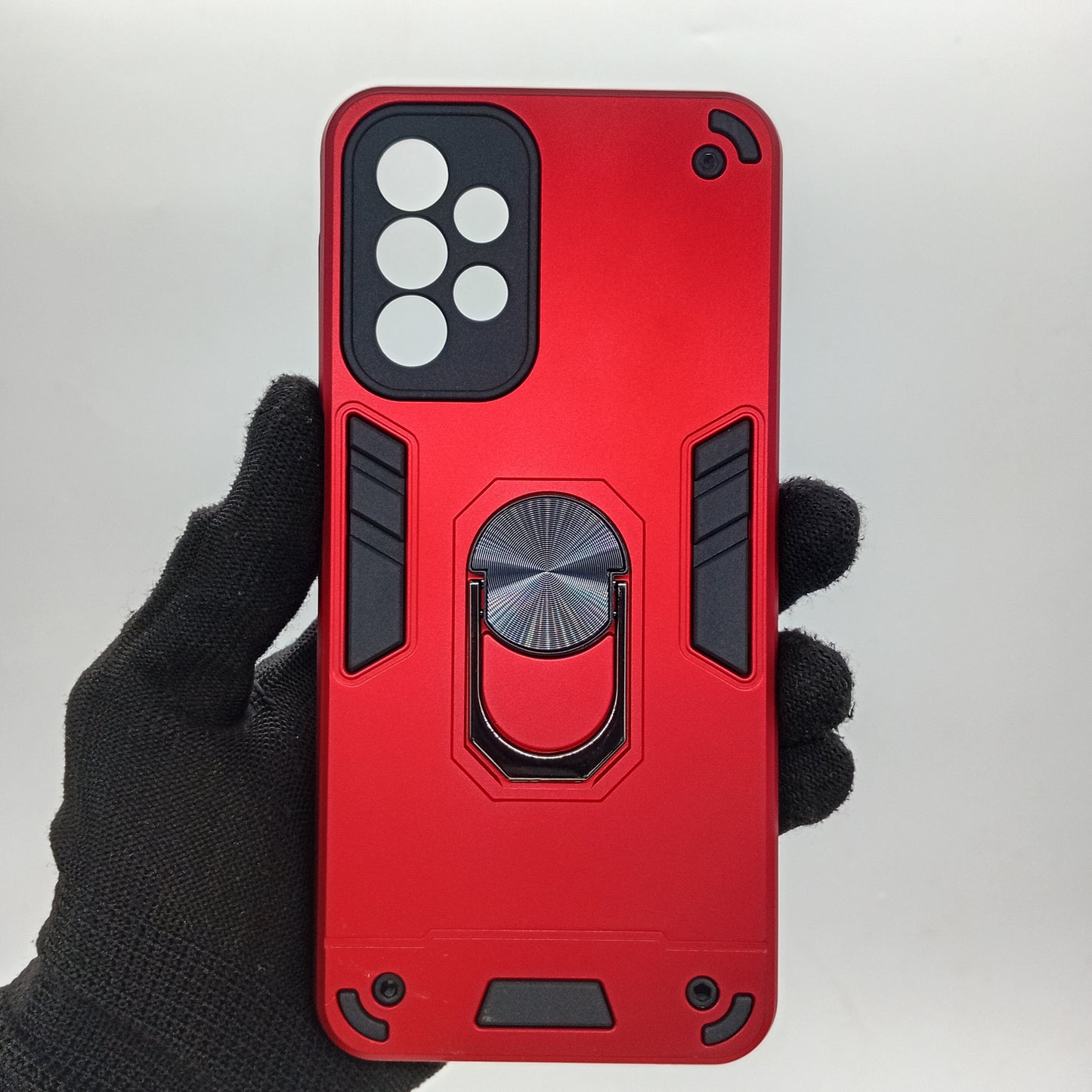 Samsung A23 Hard PC Case with ring holder Shockproof Slim back Cover