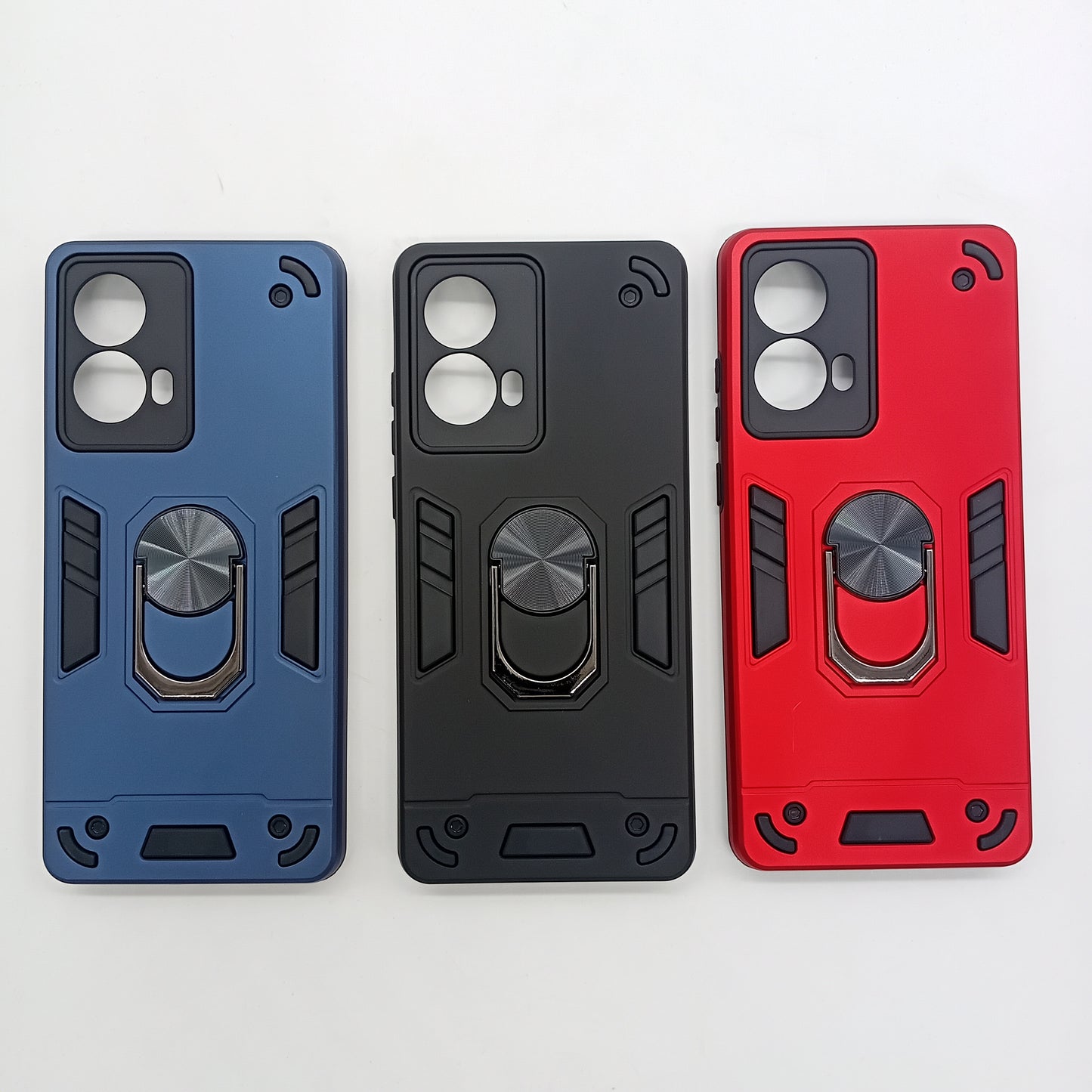 Motorola G85 Hard PC Case with ring holder Shockproof Slim back Cover