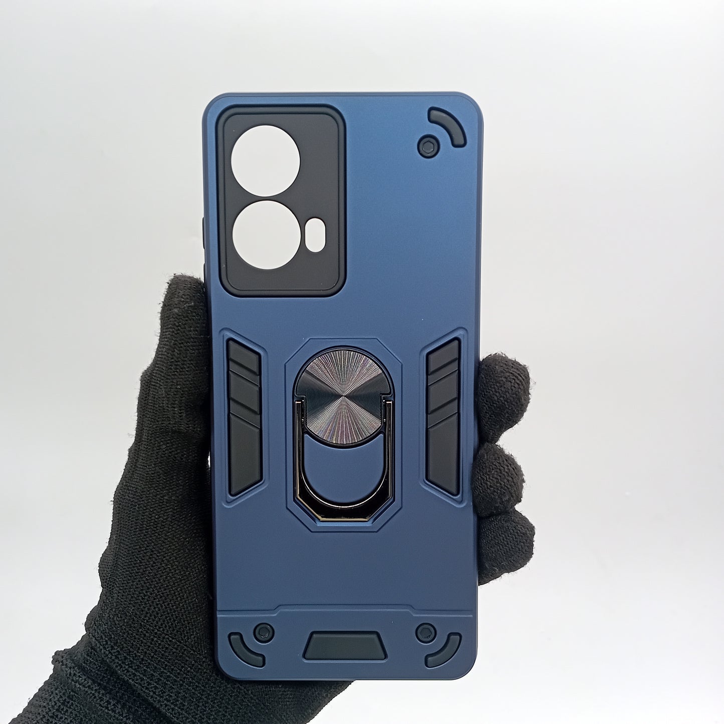 Motorola G85 Hard PC Case with ring holder Shockproof Slim back Cover