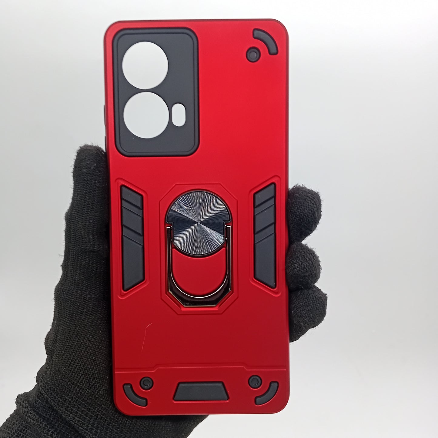 Motorola G85 Hard PC Case with ring holder Shockproof Slim back Cover