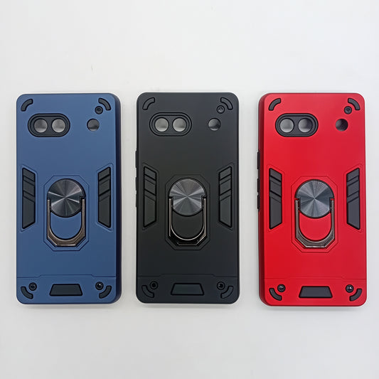 Google Pixel 7A Hard PC Case with ring holder Shockproof Slim back Cover