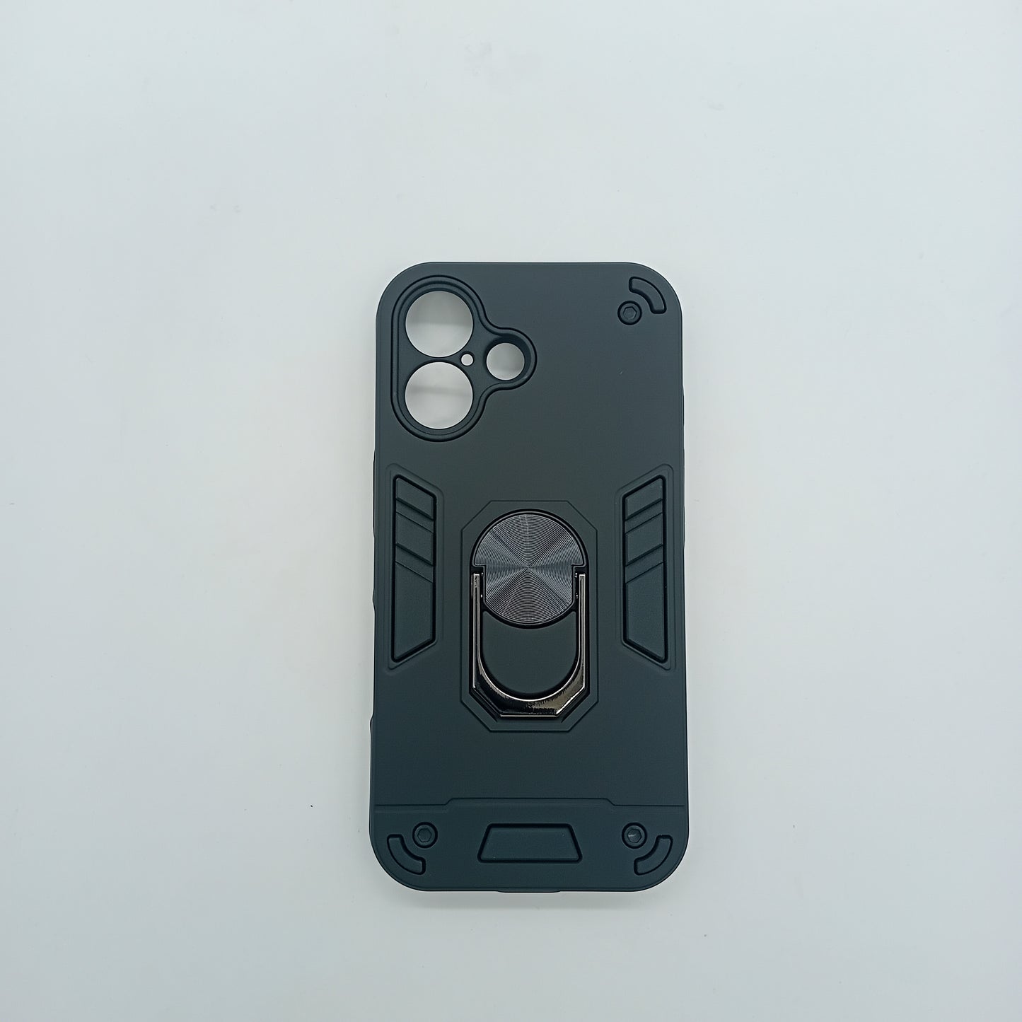 iPhone 16 Hard PC Case with ring holder Shockproof Slim back Cover