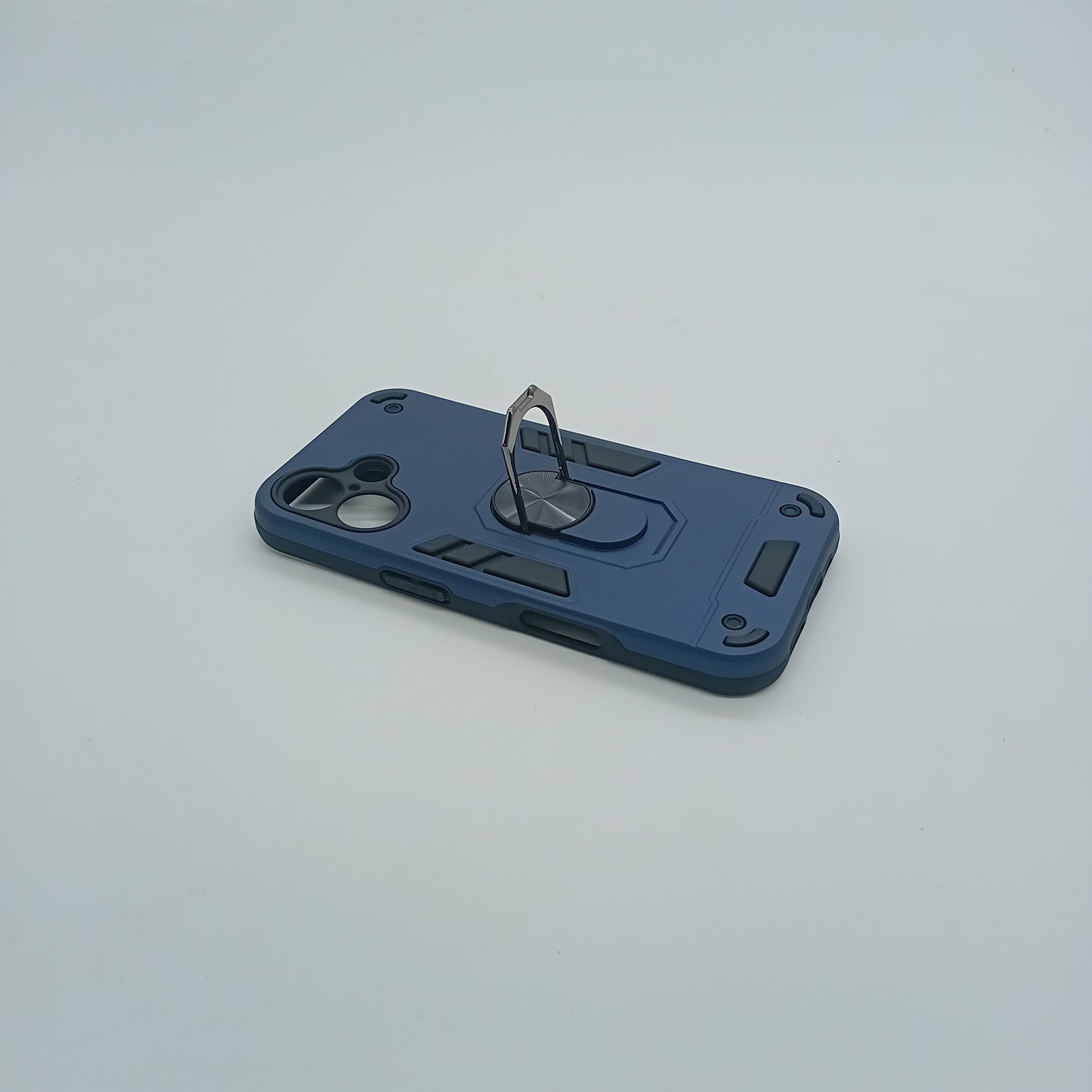iPhone 16 Hard PC Case with ring holder Shockproof Slim back Cover