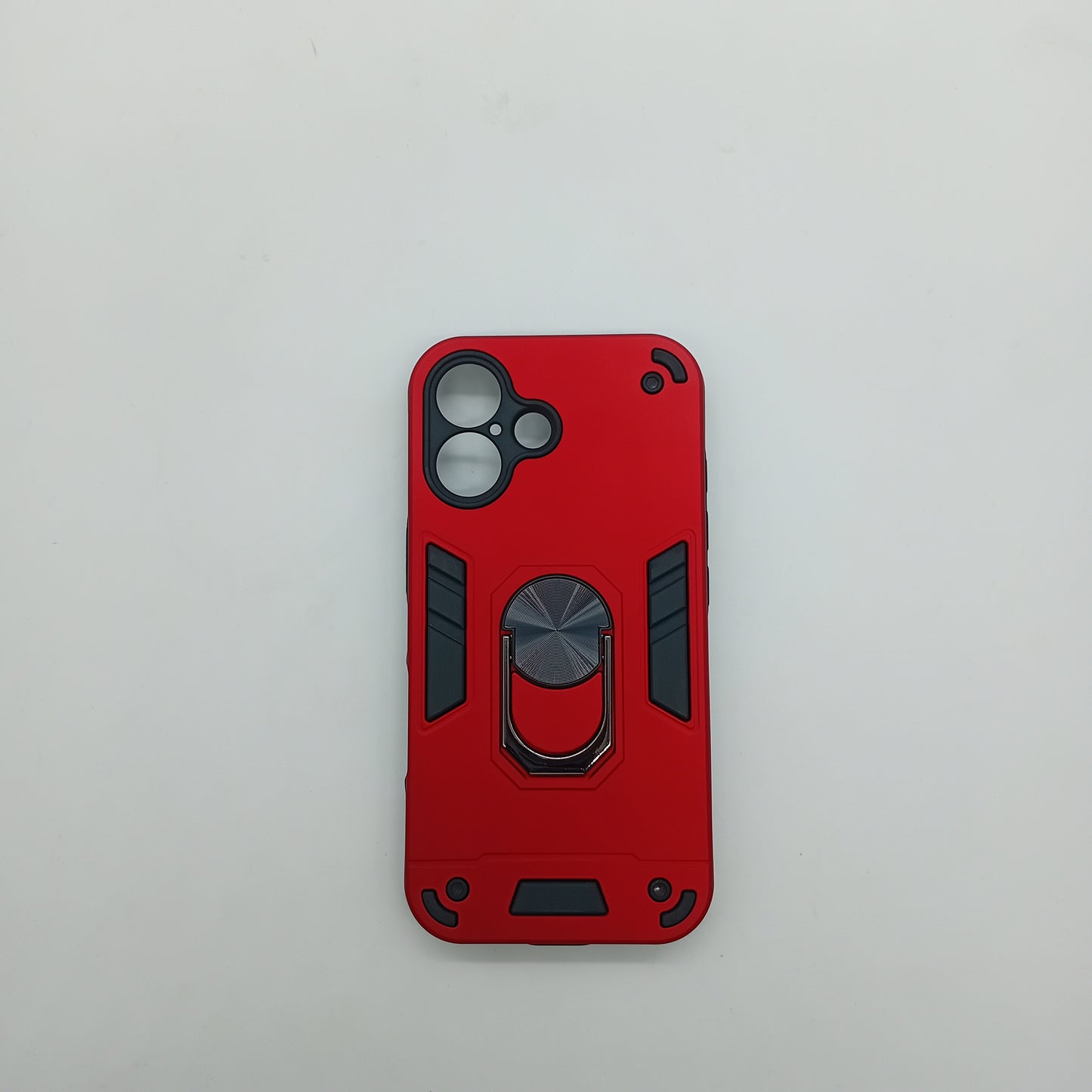 iPhone 16 Hard PC Case with ring holder Shockproof Slim back Cover