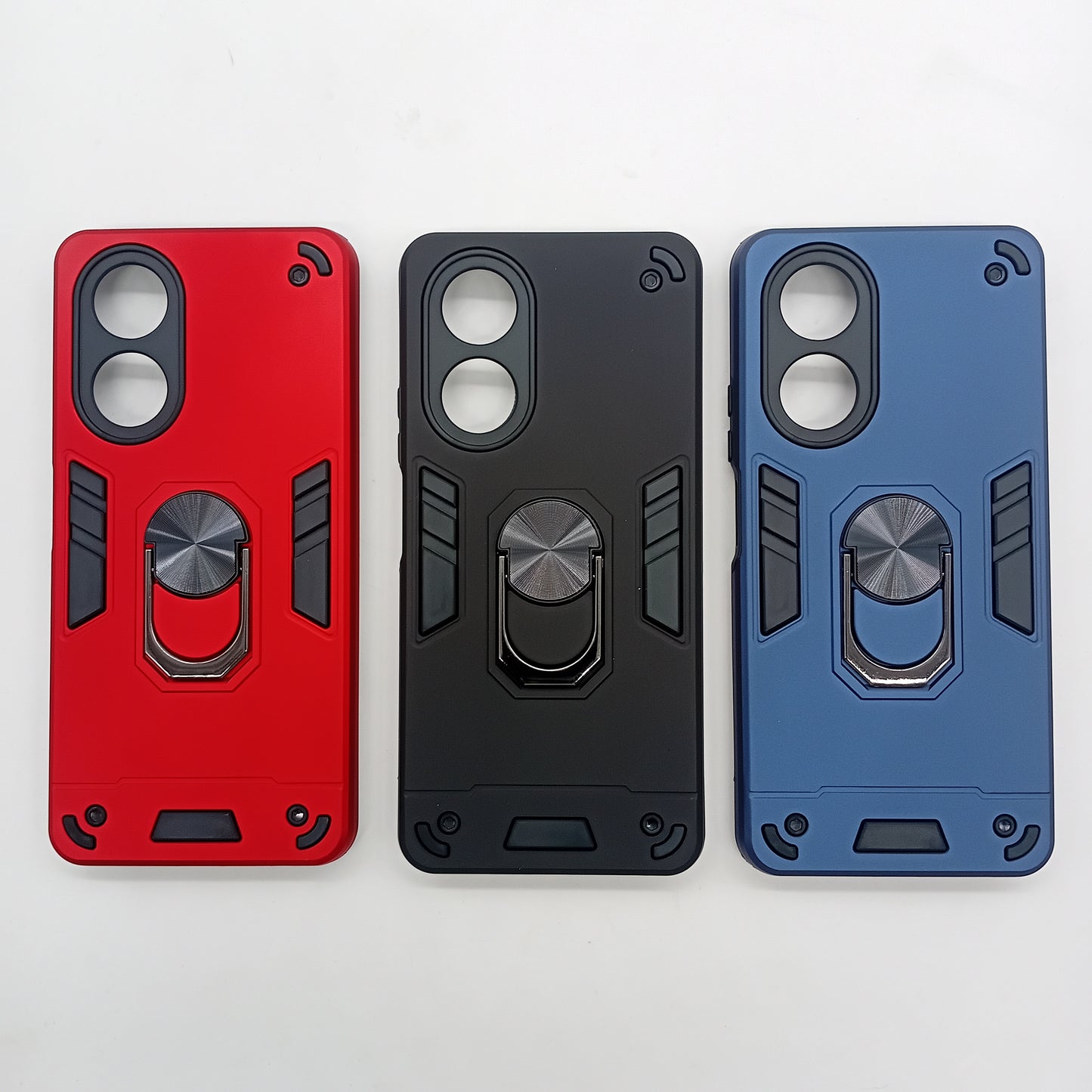 OPPO A58 4G Hard PC Case with ring holder Shockproof Slim back Cover