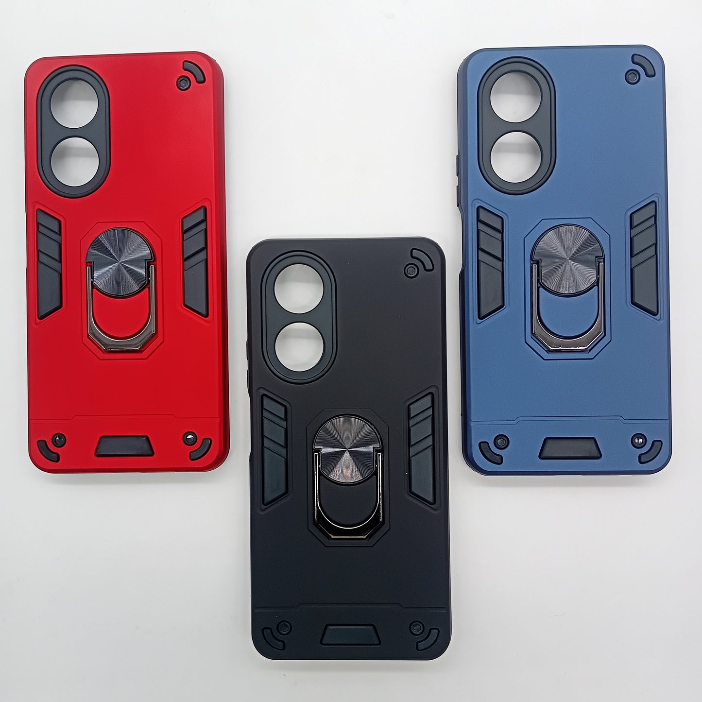 OPPO A58 4G Hard PC Case with ring holder Shockproof Slim back Cover