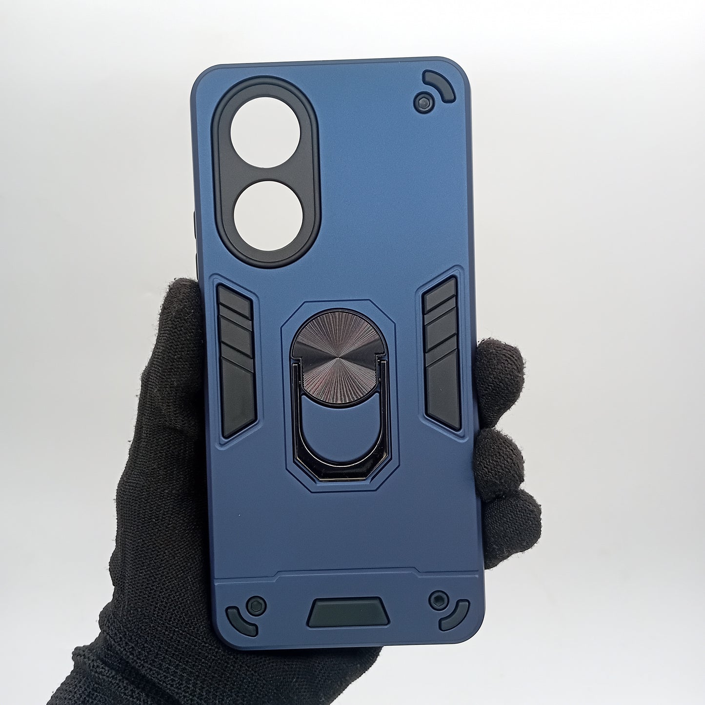 OPPO A58 4G Hard PC Case with ring holder Shockproof Slim back Cover