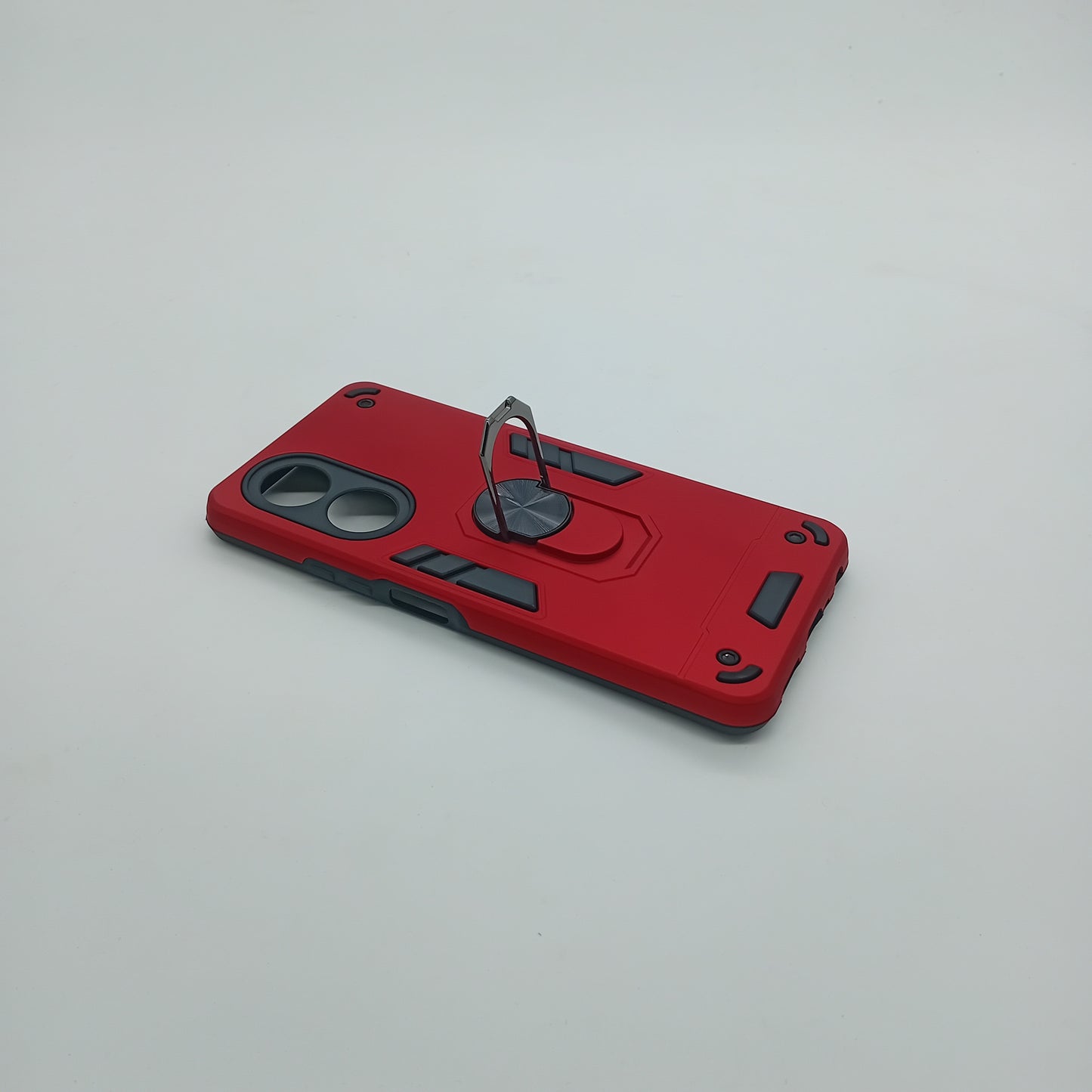 OPPO A58 4G Hard PC Case with ring holder Shockproof Slim back Cover