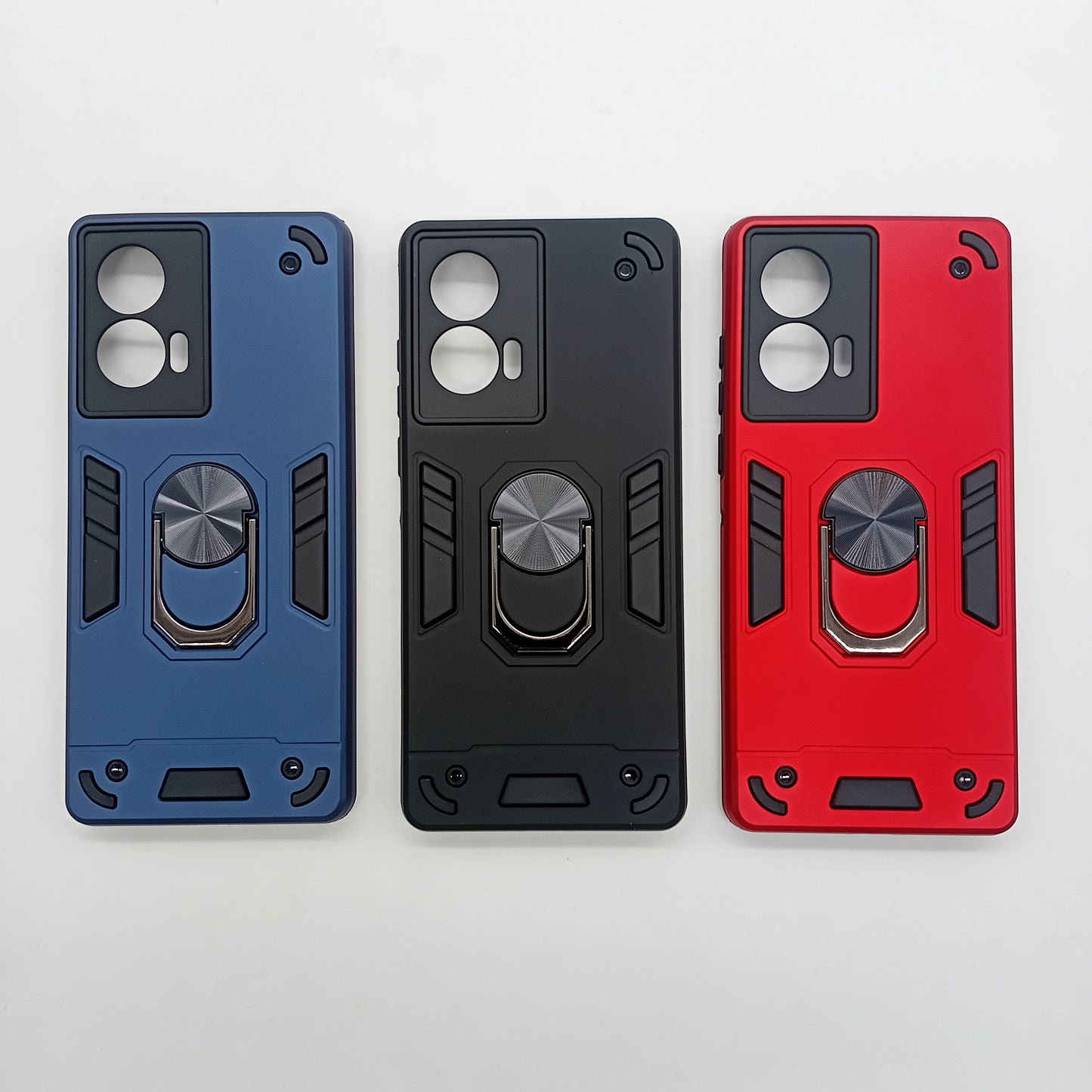 Motorola Edge 50 Fusion Hard PC Case with ring holder Shockproof Slim back Cover