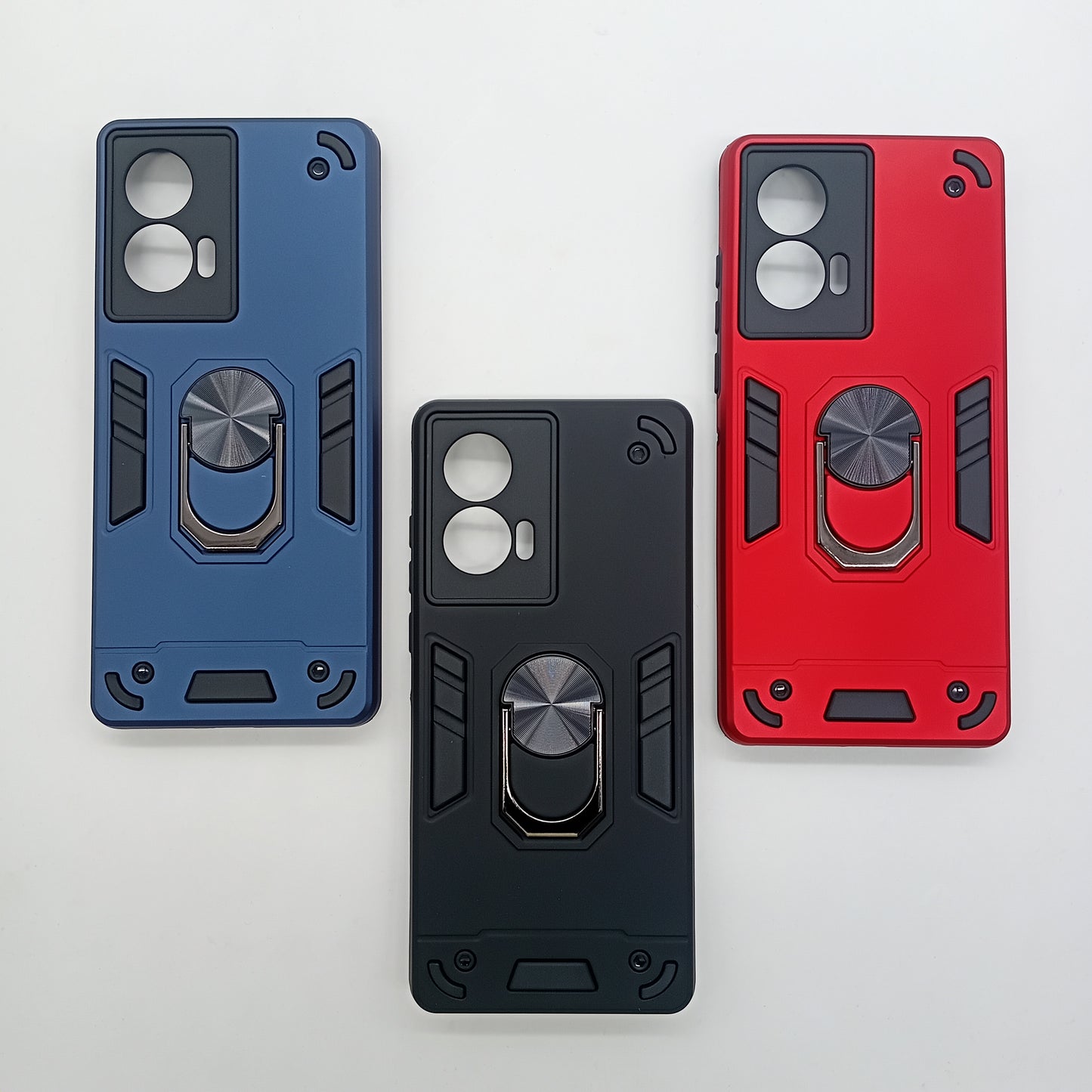 Motorola Edge 50 Fusion Hard PC Case with ring holder Shockproof Slim back Cover