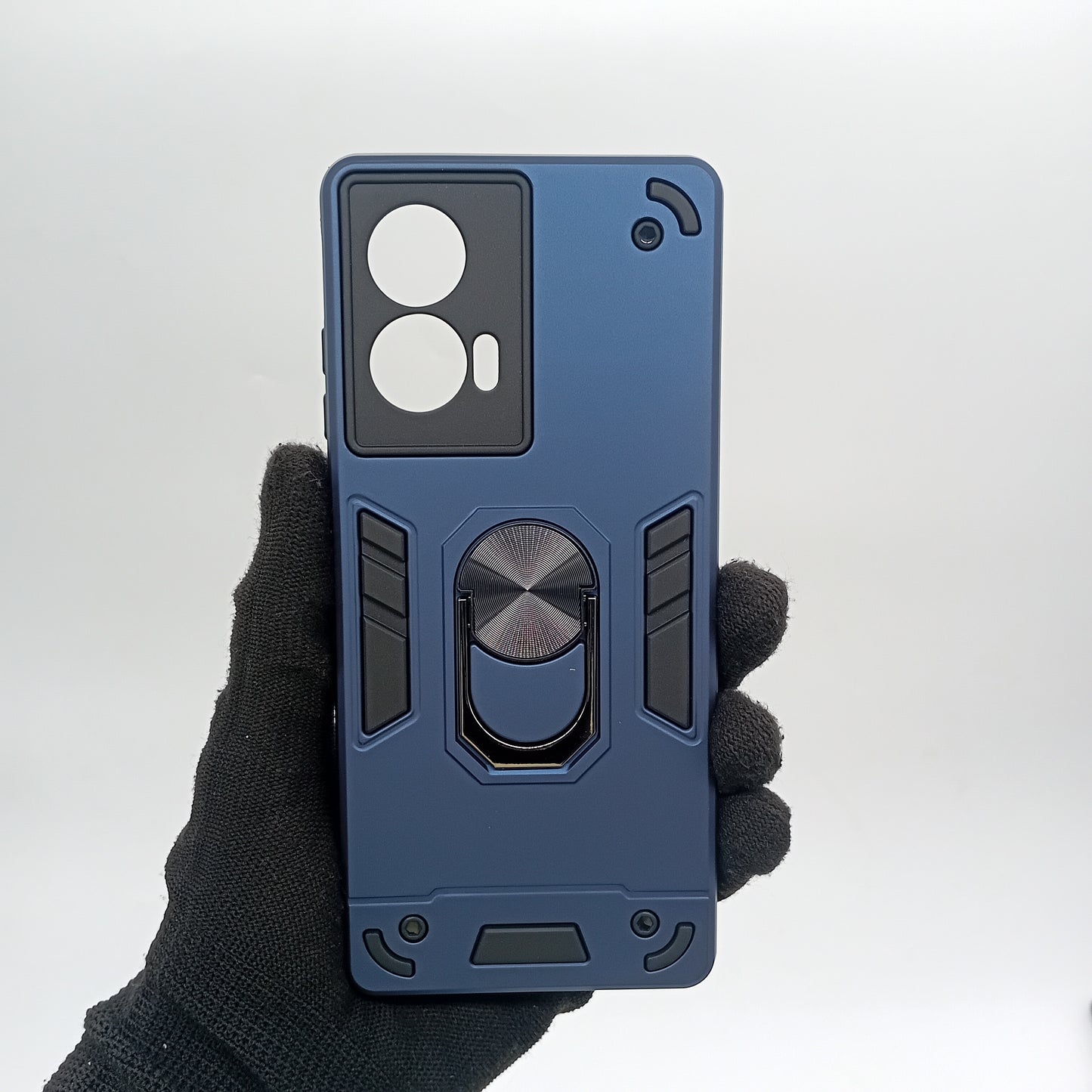 Motorola Edge 50 Fusion Hard PC Case with ring holder Shockproof Slim back Cover