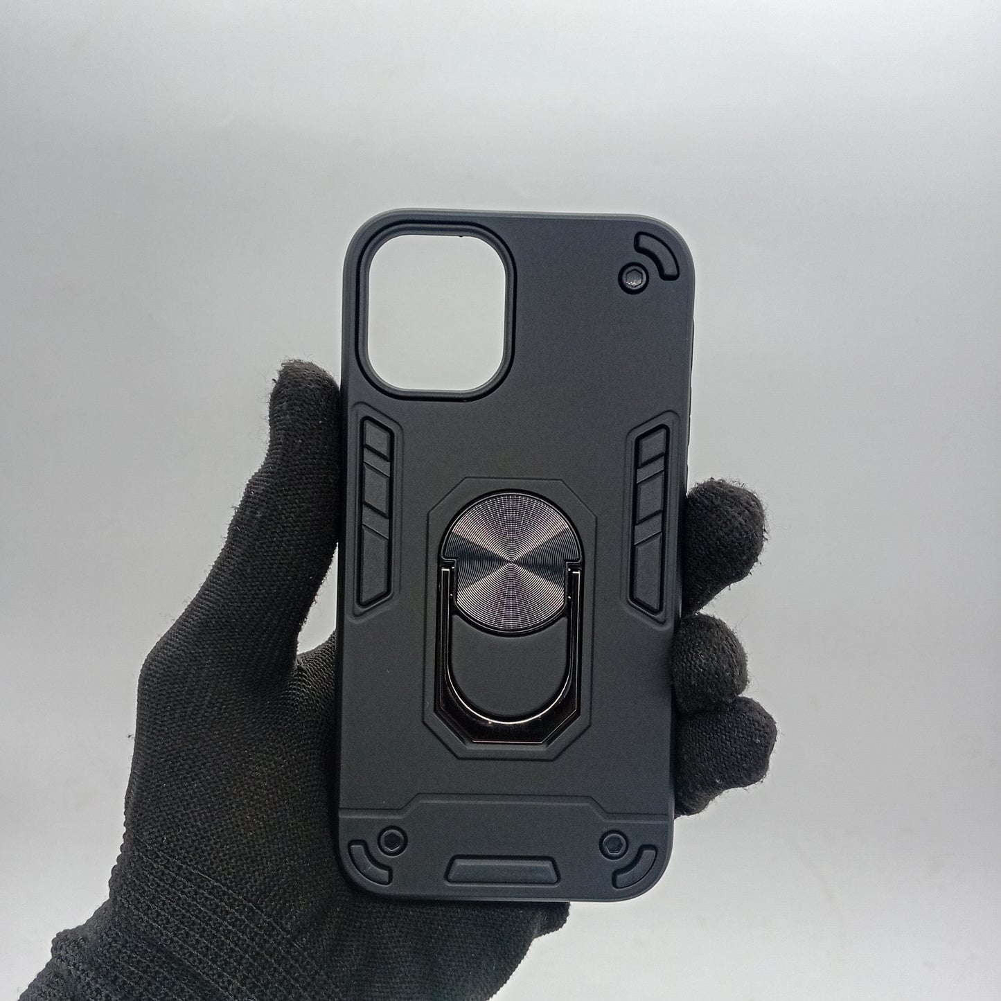 iPhone 12 Mini Hard PC Case with ring holder Shockproof Slim back Cover