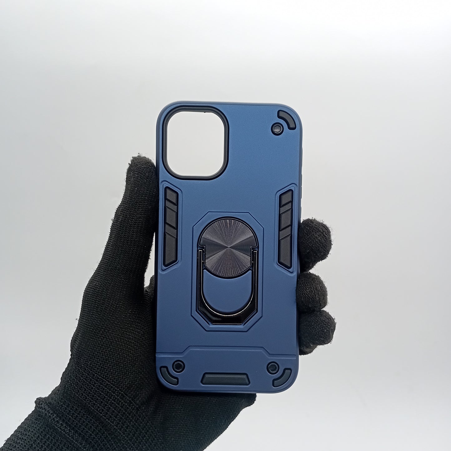 iPhone 12 Mini Hard PC Case with ring holder Shockproof Slim back Cover