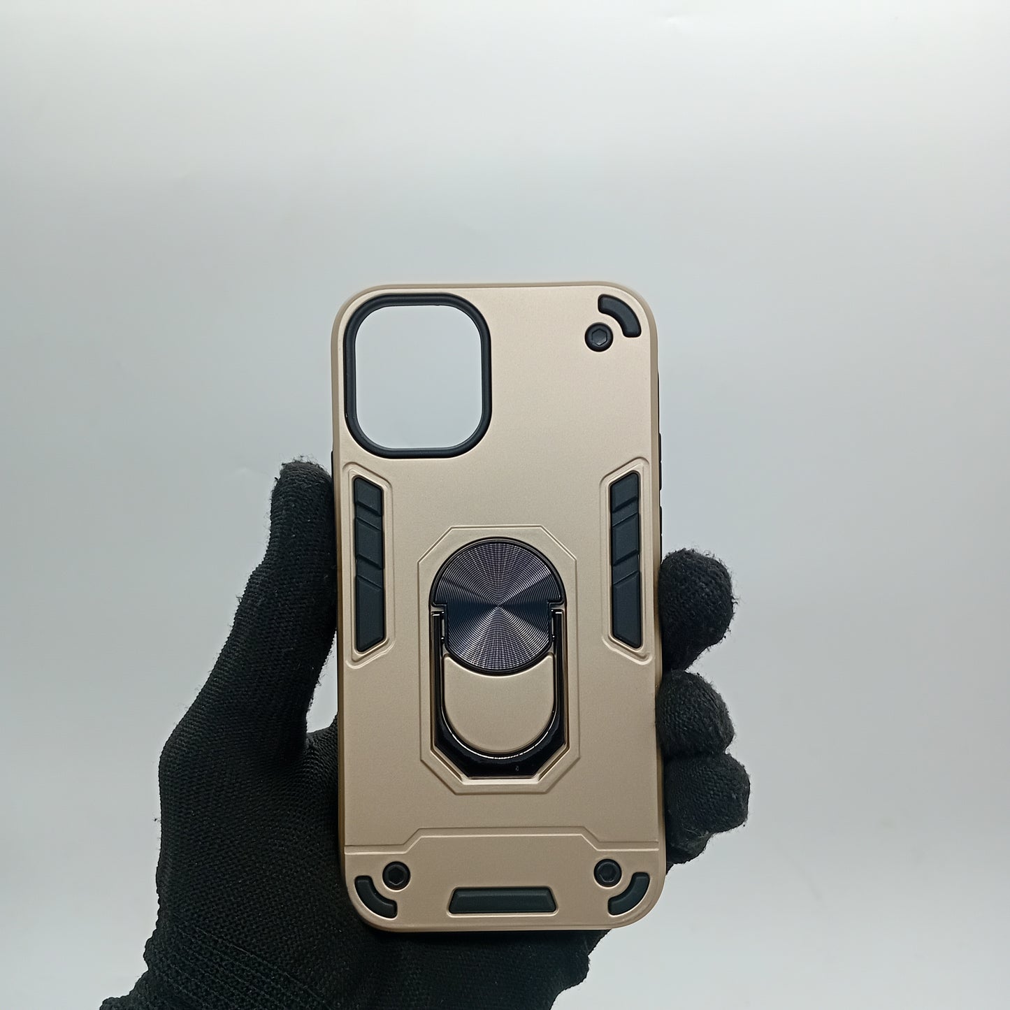 iPhone 12 Mini Hard PC Case with ring holder Shockproof Slim back Cover