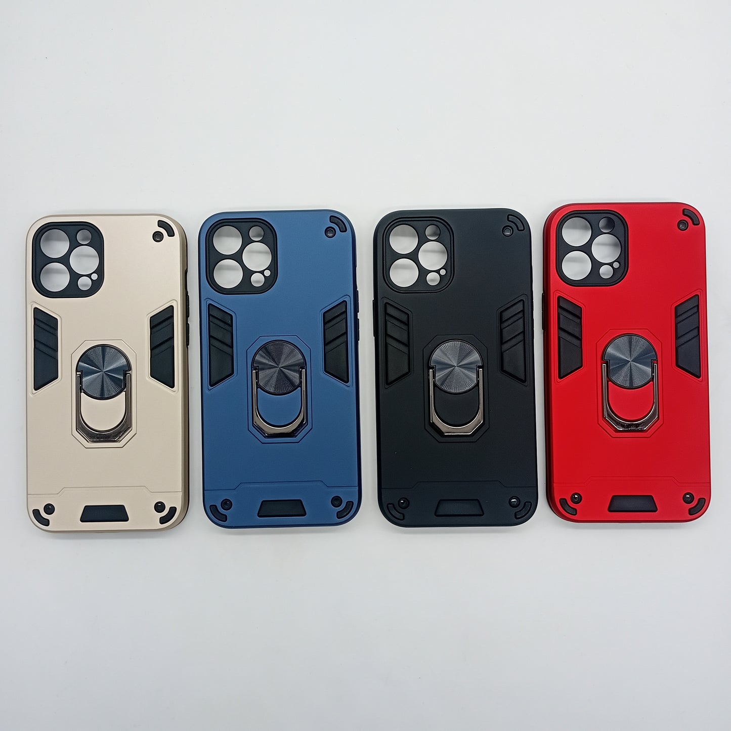 iPhone 12 Pro Max Hard PC Case with ring holder Shockproof Slim back Cover