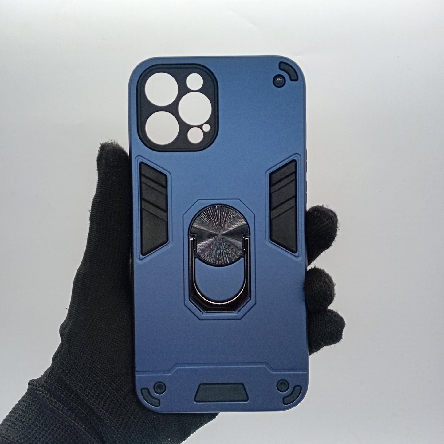 iPhone 12 Pro Max Hard PC Case with ring holder Shockproof Slim back Cover