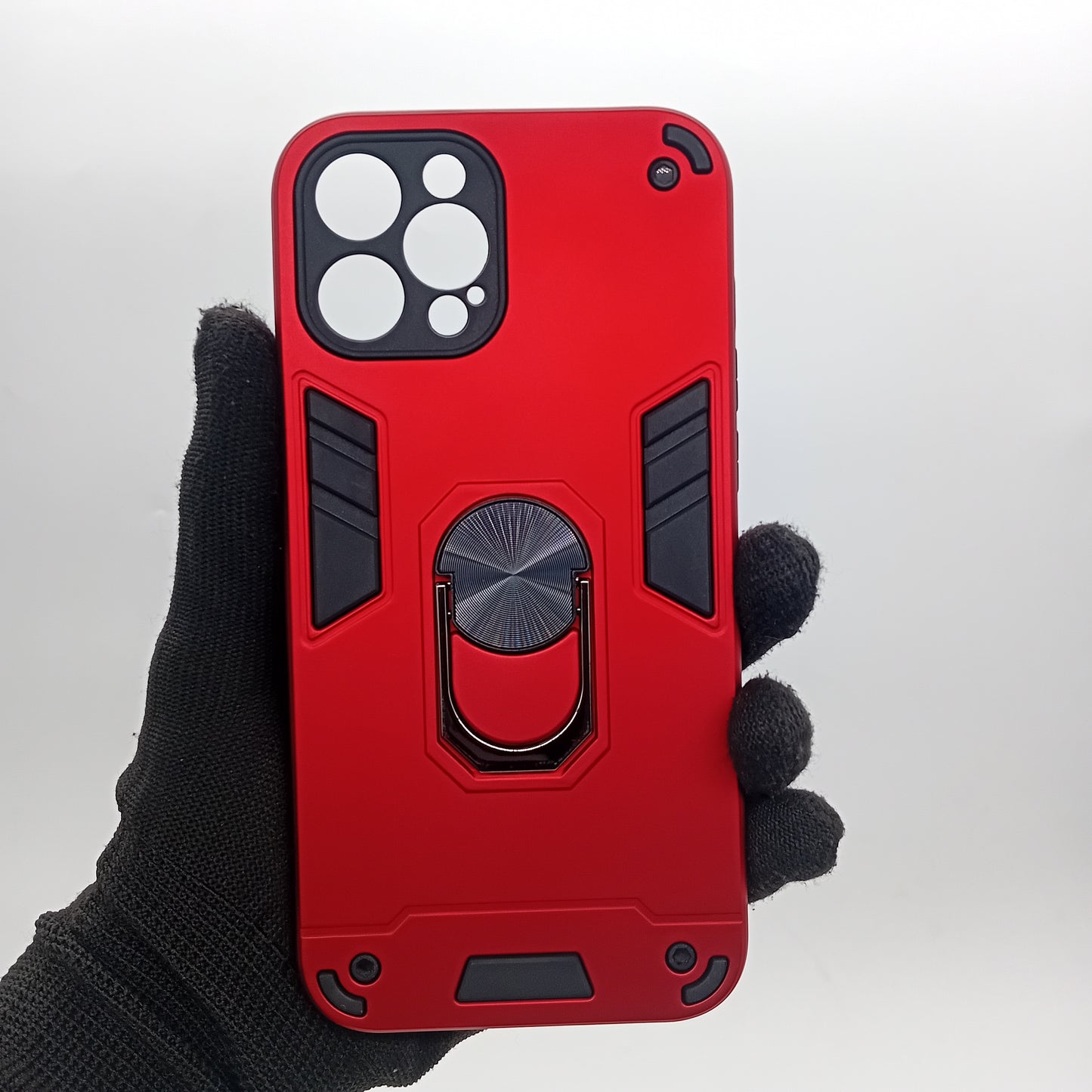 iPhone 12 Pro Max Hard PC Case with ring holder Shockproof Slim back Cover